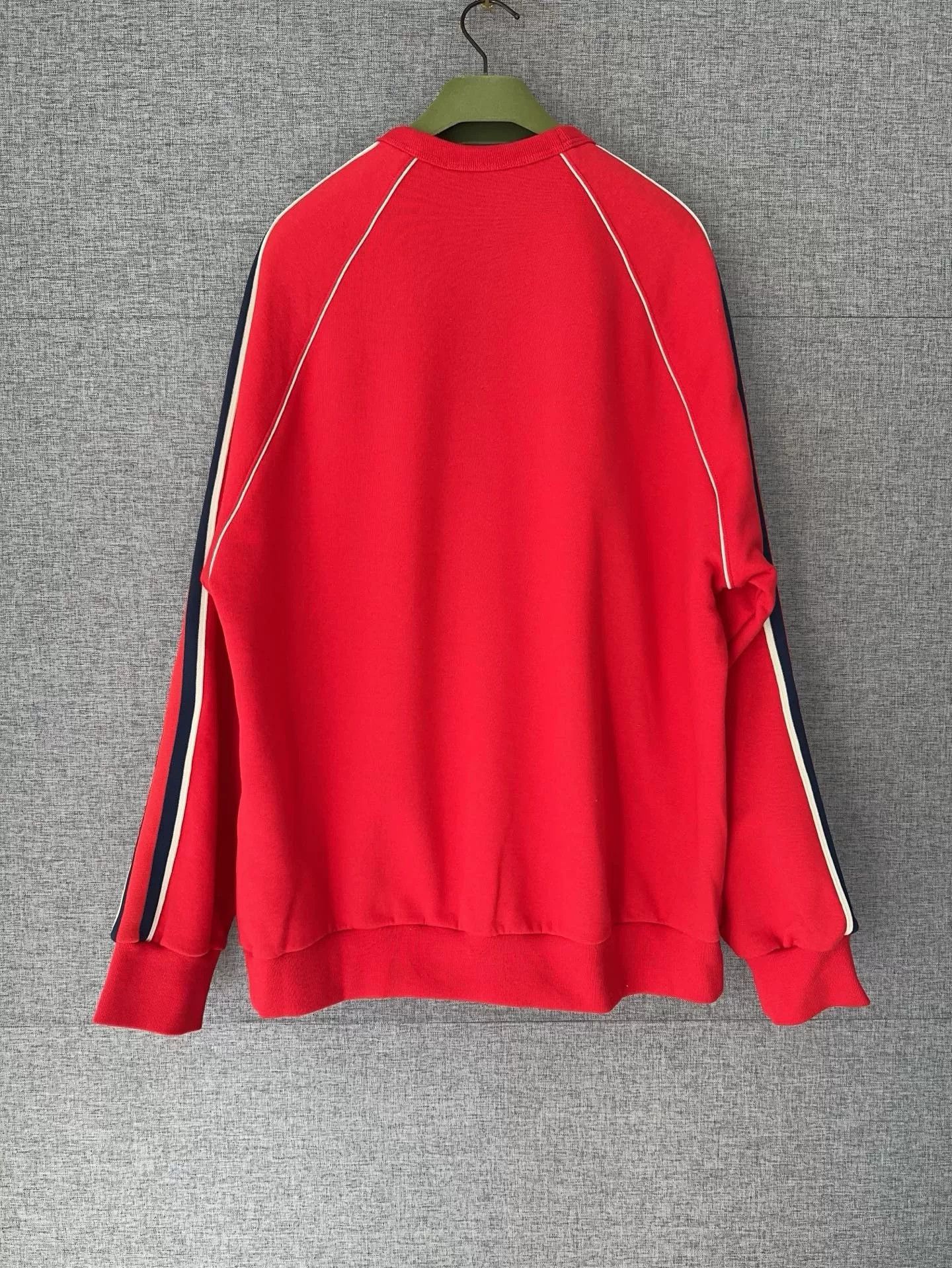 Gucci Gucci Red Sweatshirt with Stripes Size US M / EU 48-50 / 2 - 2 Thumbnail