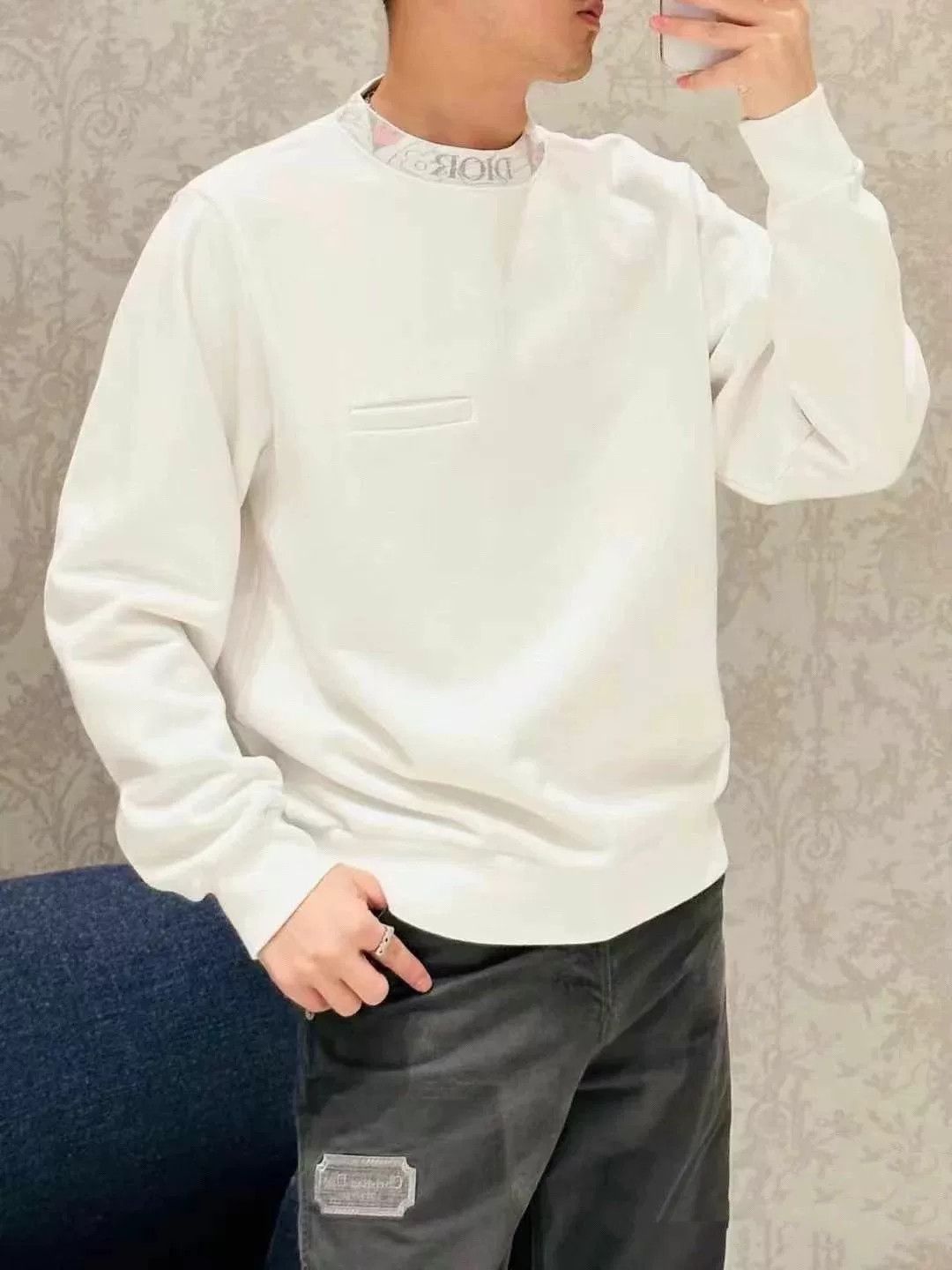 Dior Dior White Artist Collaboration Sweatshirt Size US S / EU 44-46 / 1 - 6 Thumbnail
