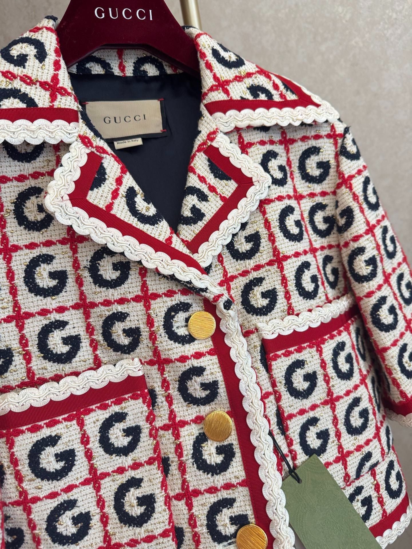Gucci Gucci Women's Heavy Craft Jacket Size S / US 4 / IT 40 - 2 Thumbnail