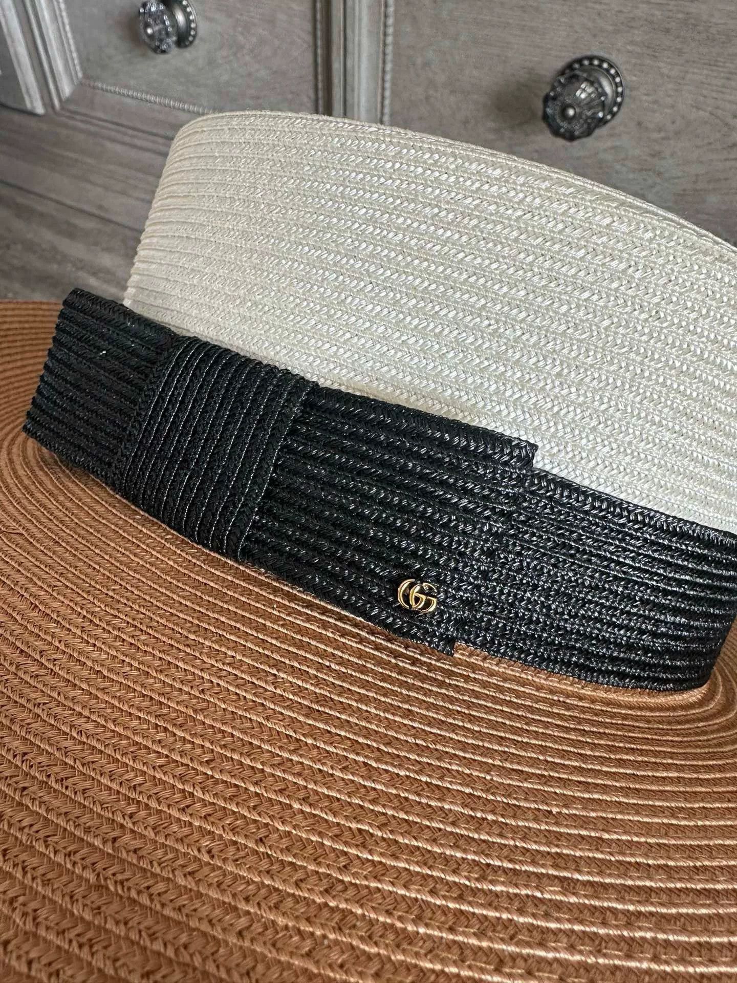 Gucci Gucci Color-Block Bow Straw Beach Hat Size ONE SIZE - 2 Thumbnail
