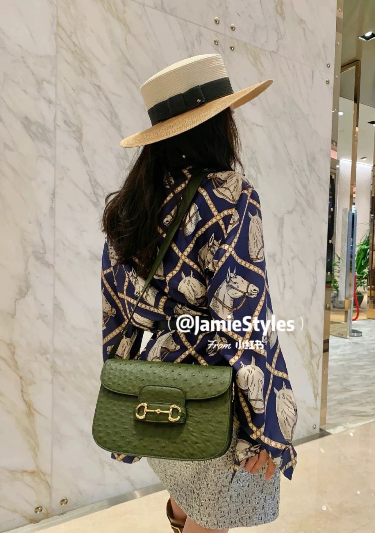 Gucci Gucci Color-Block Bow Straw Beach Hat Size ONE SIZE - 5 Thumbnail