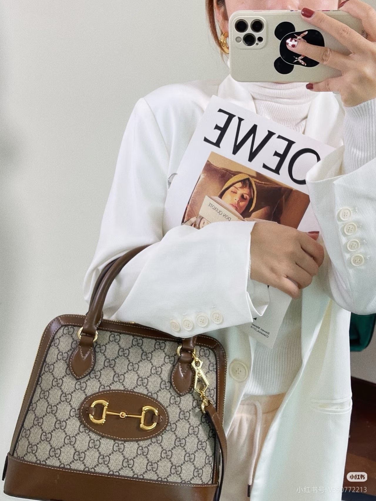Gucci Gucci Horsebit 1955 Shell Bag Size ONE SIZE - 5 Thumbnail