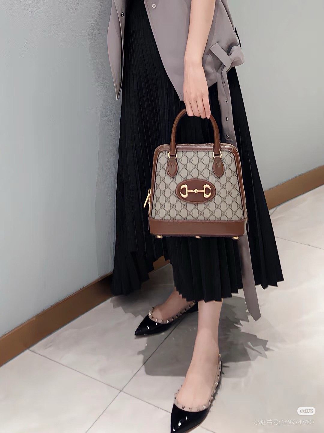 Gucci Gucci Horsebit 1955 Shell Bag Size ONE SIZE - 4 Thumbnail