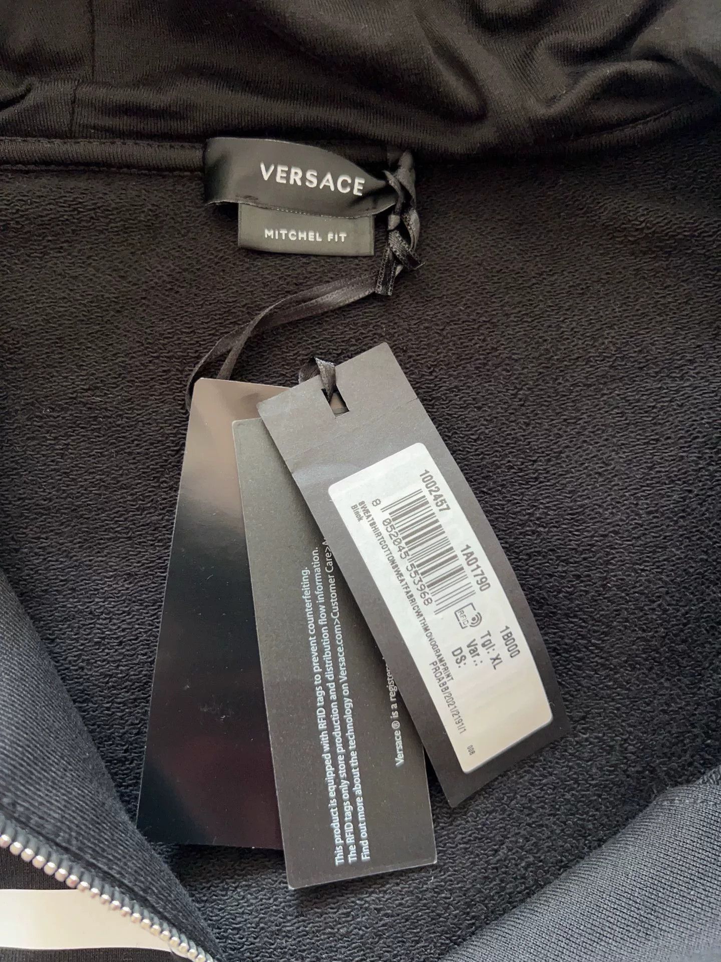Versace Versace Zip Hoodie Swirl Design Size US XL / EU 56 / 4 - 3 Thumbnail