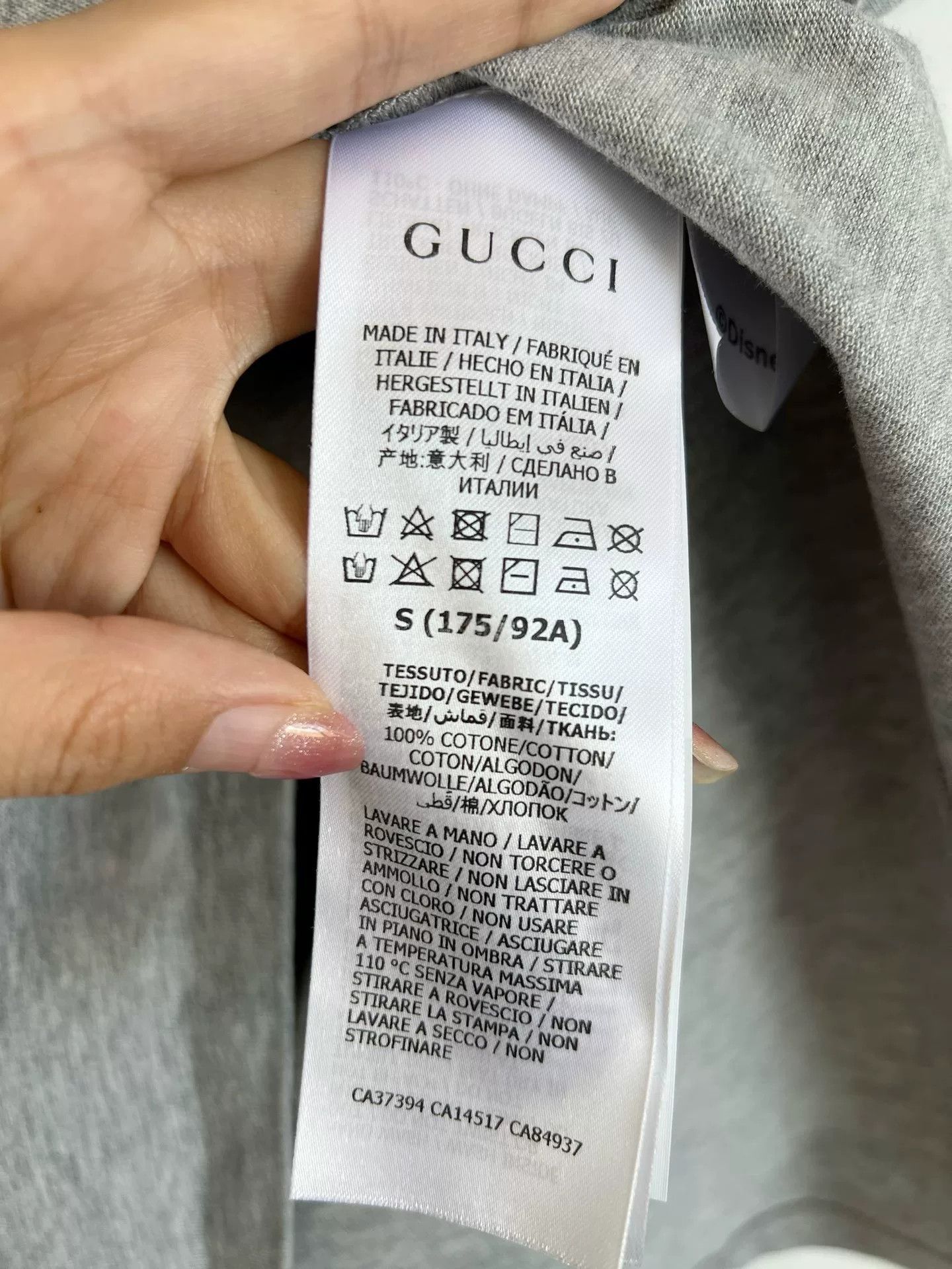 Gucci Gucci x Disney Gray Donald Duck T-shirt Size US M / EU 48-50 / 2 - 5 Thumbnail