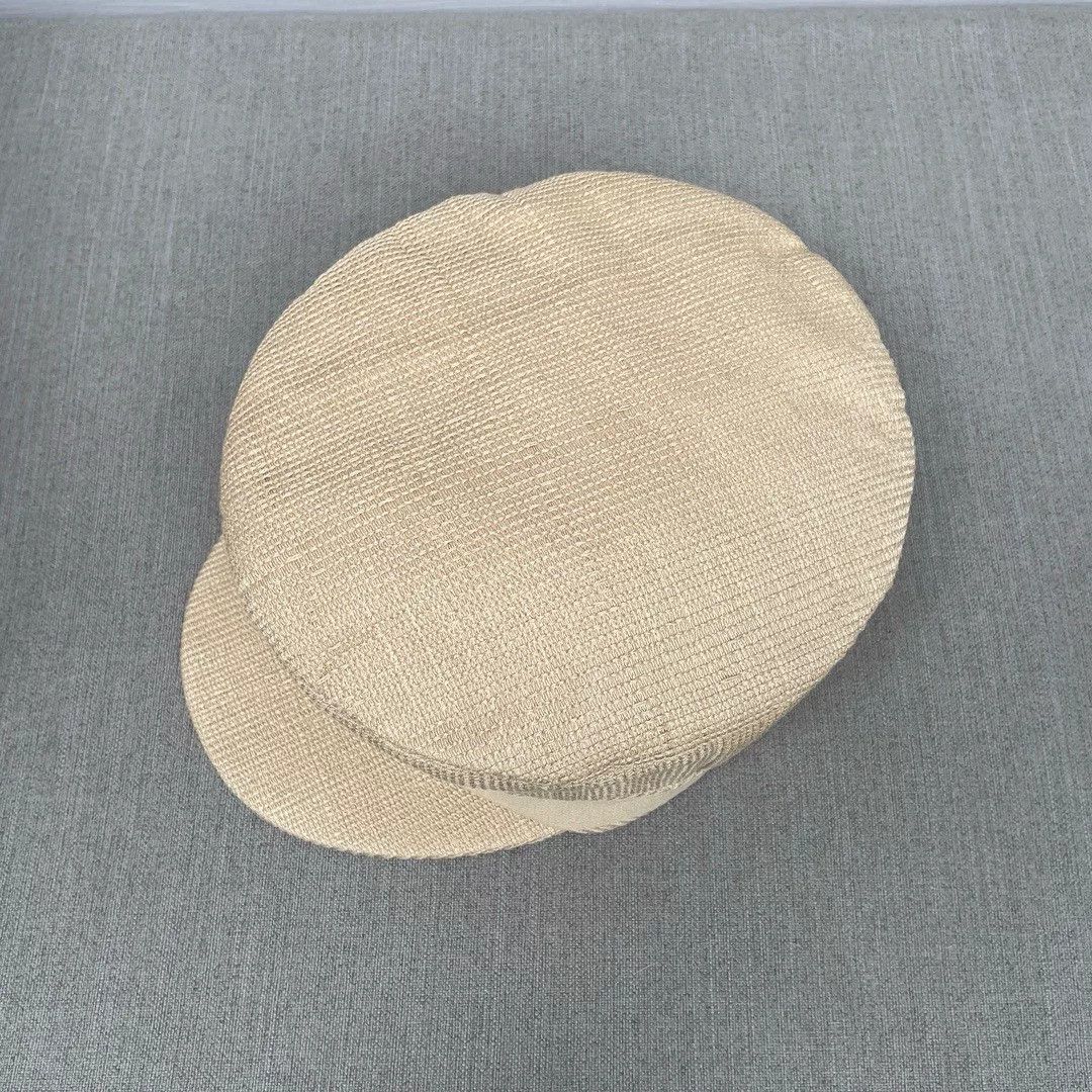 Dior Dior Embroidered Khaki Newsboy Beret Size ONE SIZE - 2 Thumbnail
