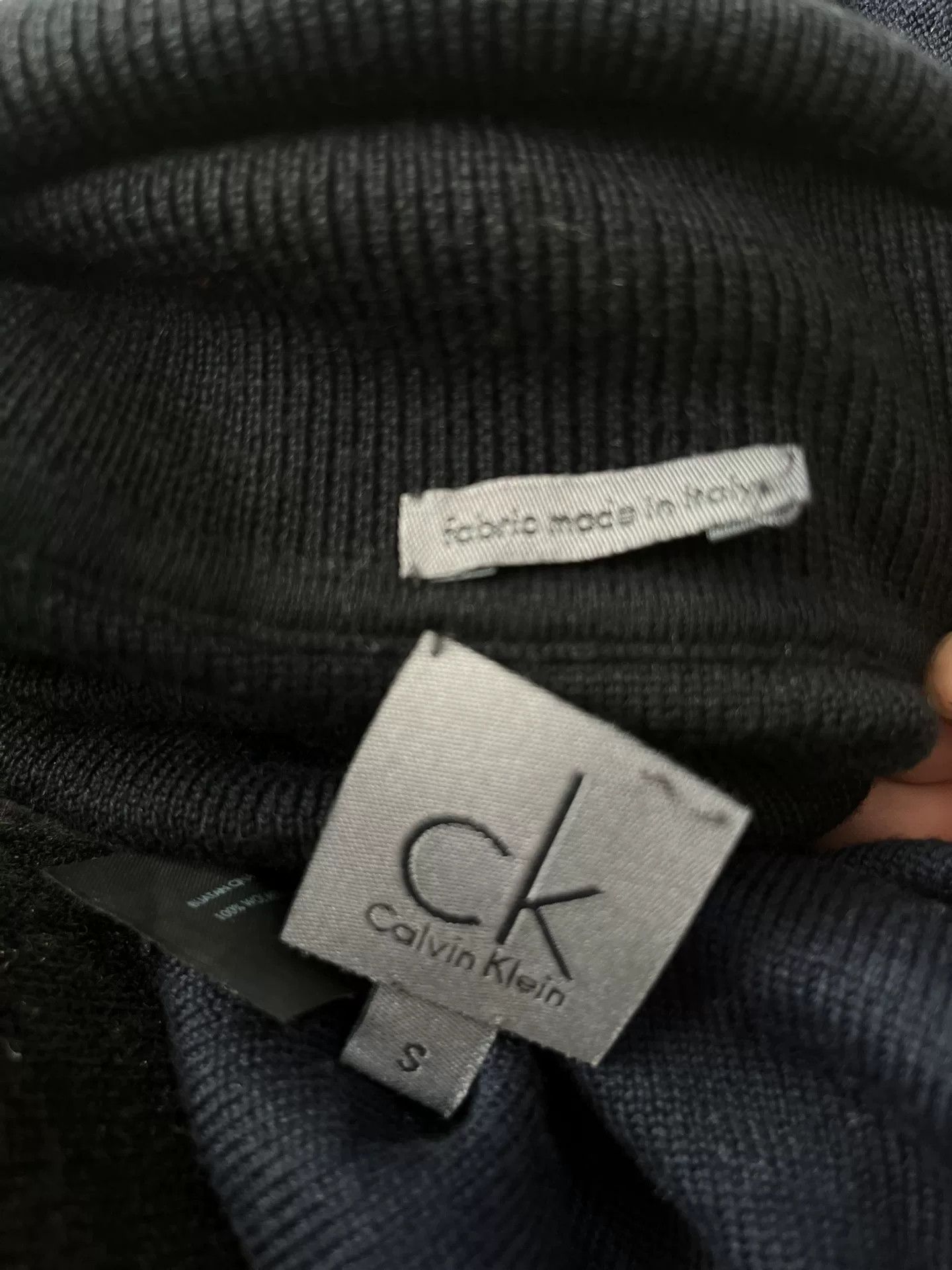 Calvin Klein Calvin Klein Navy Turtleneck Sweater Size US S / EU 44-46 / 1 - 5 Thumbnail