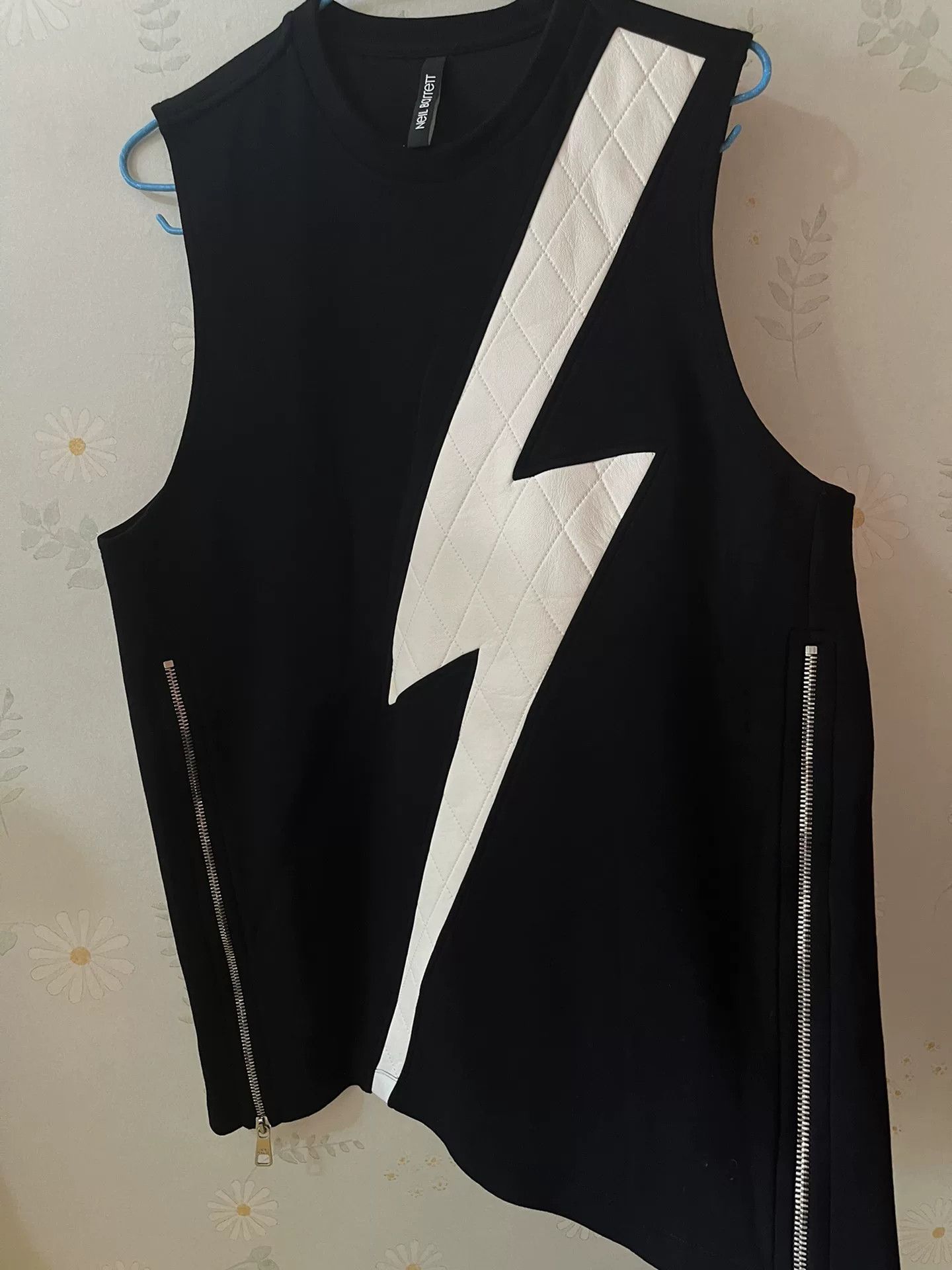 Neil Barrett Neil Barrett Black Lightning Vest Size US S / EU 44-46 / 1 - 2 Thumbnail
