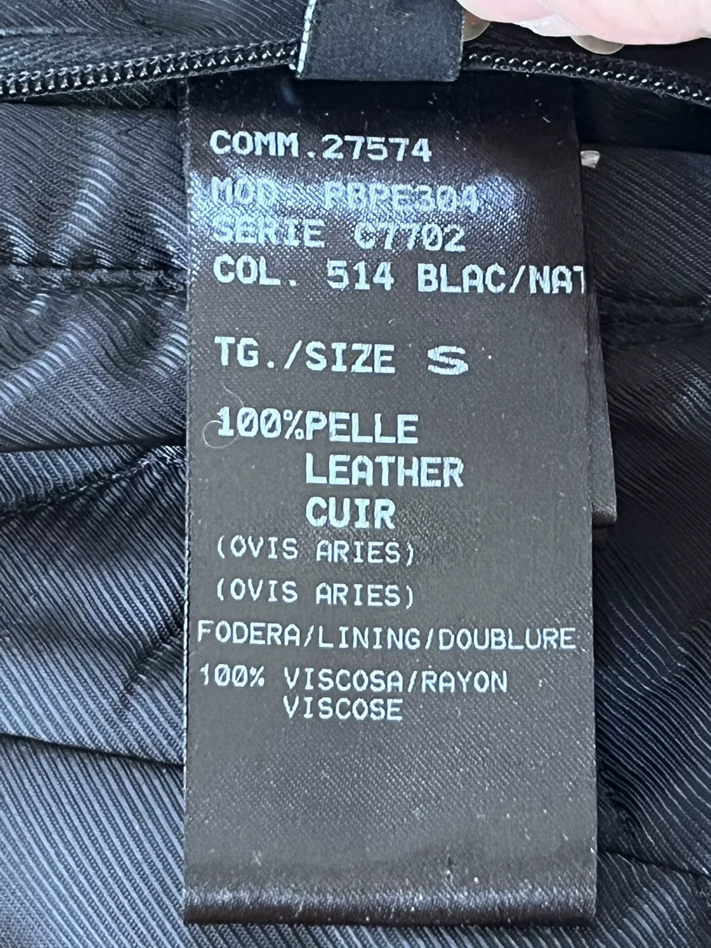 Neil Barrett Neil Barrett Men's Leather Jacket Size US S / EU 44-46 / 1 - 5 Thumbnail