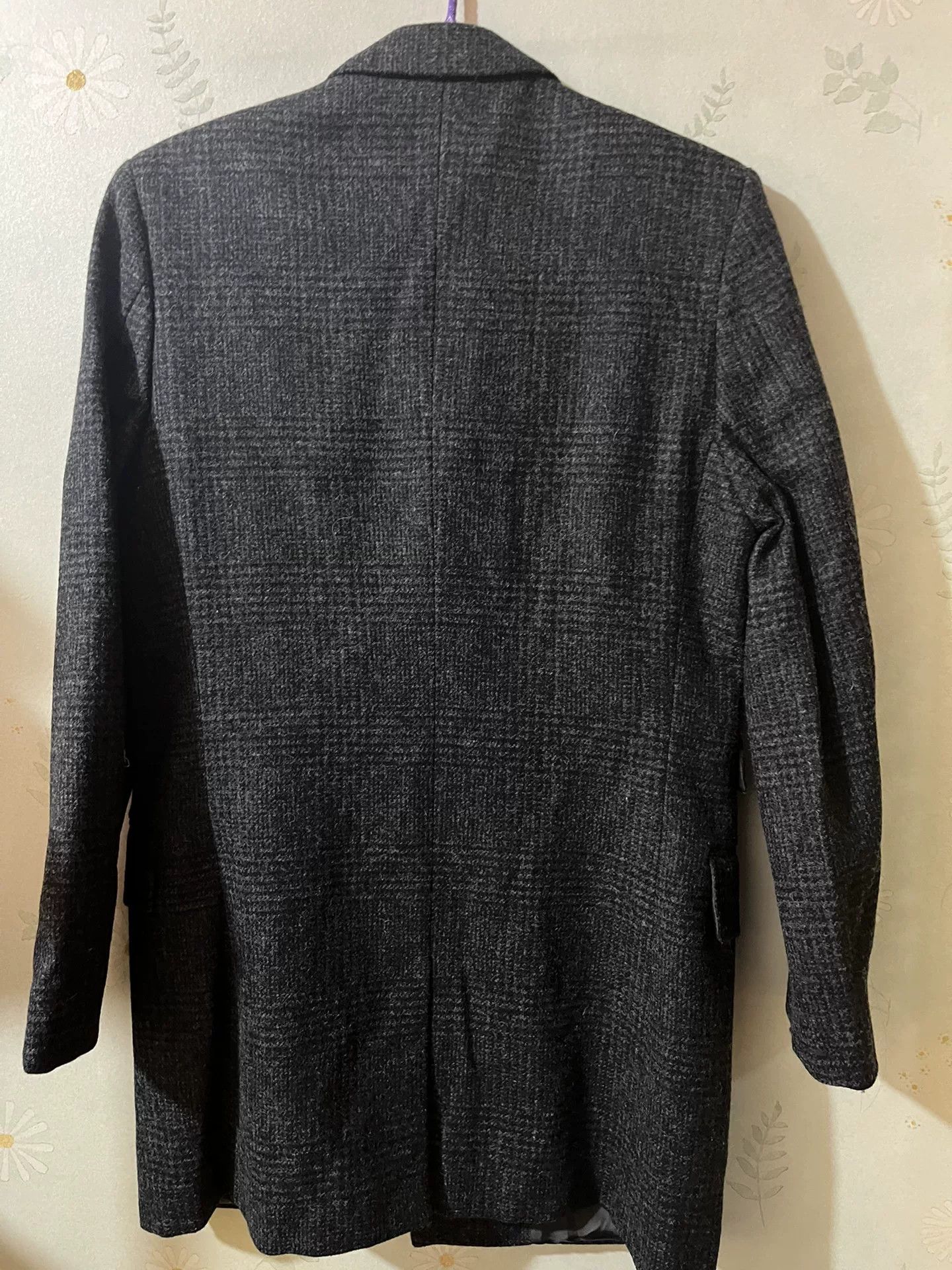 Jil Sander Jil Sander Men's Gray Black Check Wool Coat Size US S / EU 44-46 / 1 - 2 Thumbnail