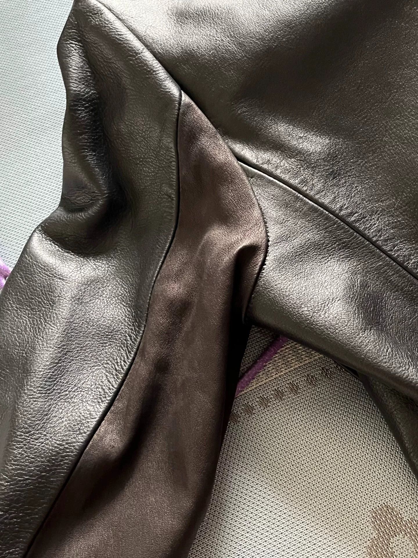 Neil Barrett Niobe Bennett Men's Reindeer Leather Blazer Size US XS / EU 42 / 0 - 7 Thumbnail
