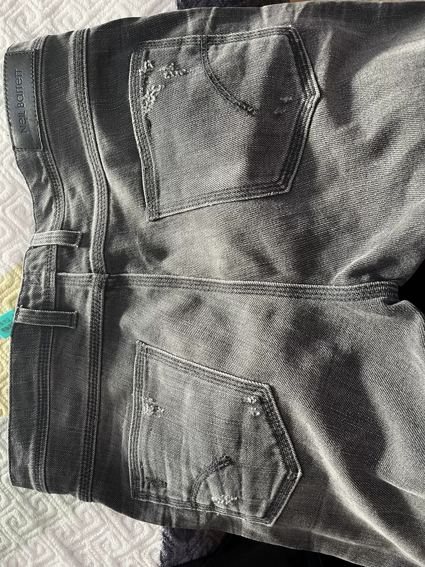 Neil Barrett Neil Barrett Men's Gray Super Skinny Jeans Size US 32 / EU 48 - 4 Thumbnail