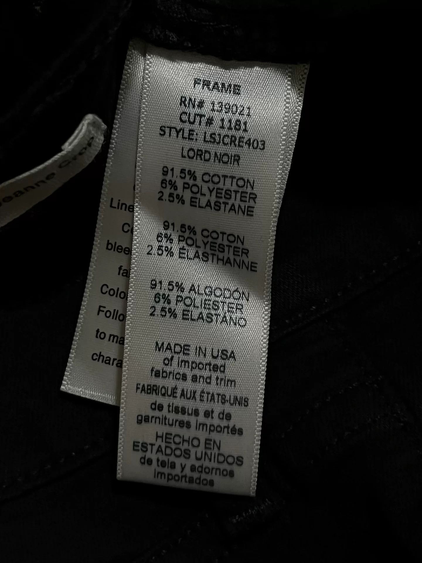 Frame FRAME Black Ripped Slim Jeans Size 28" / US 6 / IT 42 - 6 Thumbnail