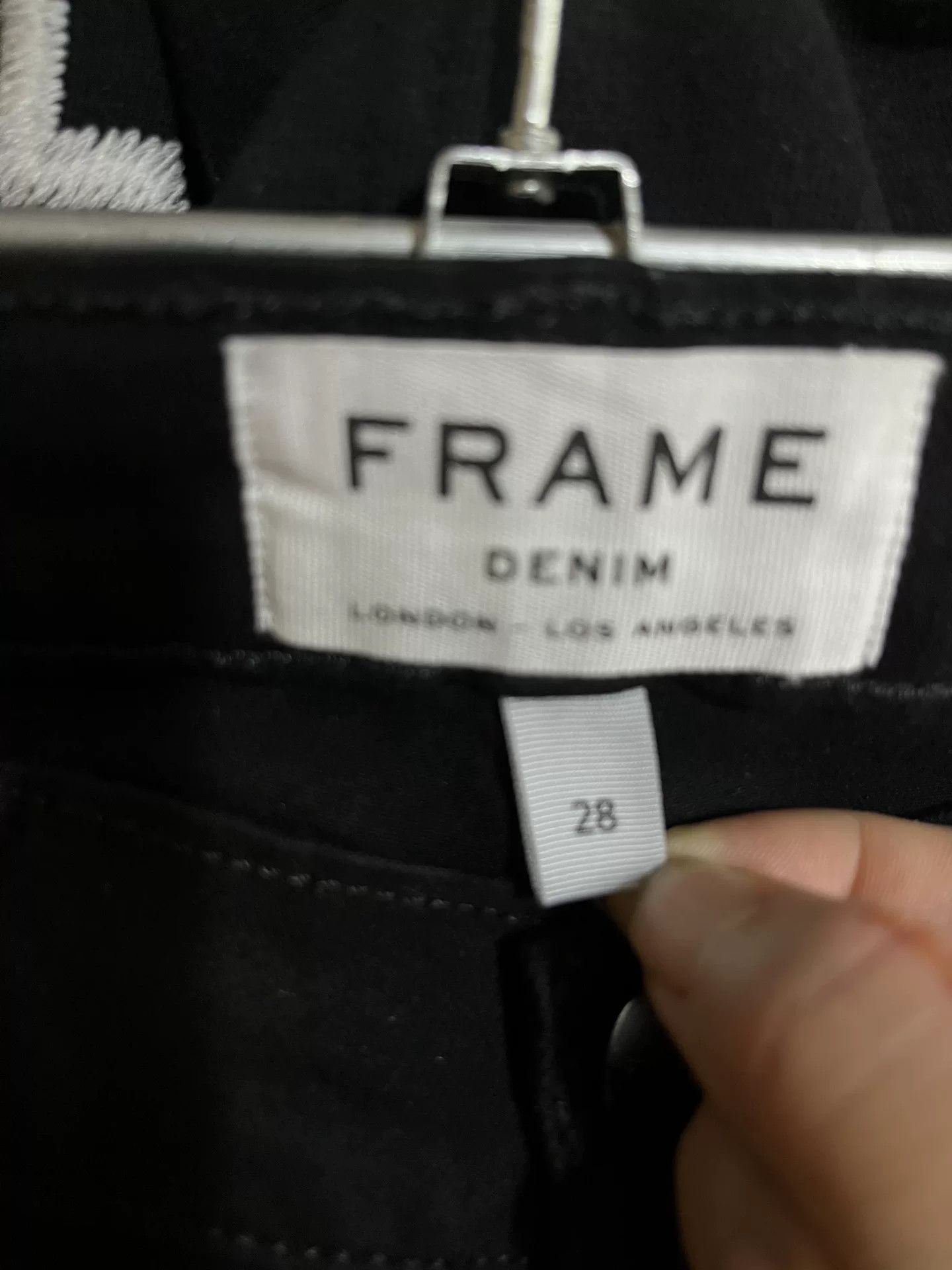 Frame FRAME Black Ripped Slim Jeans Size 28" / US 6 / IT 42 - 5 Thumbnail