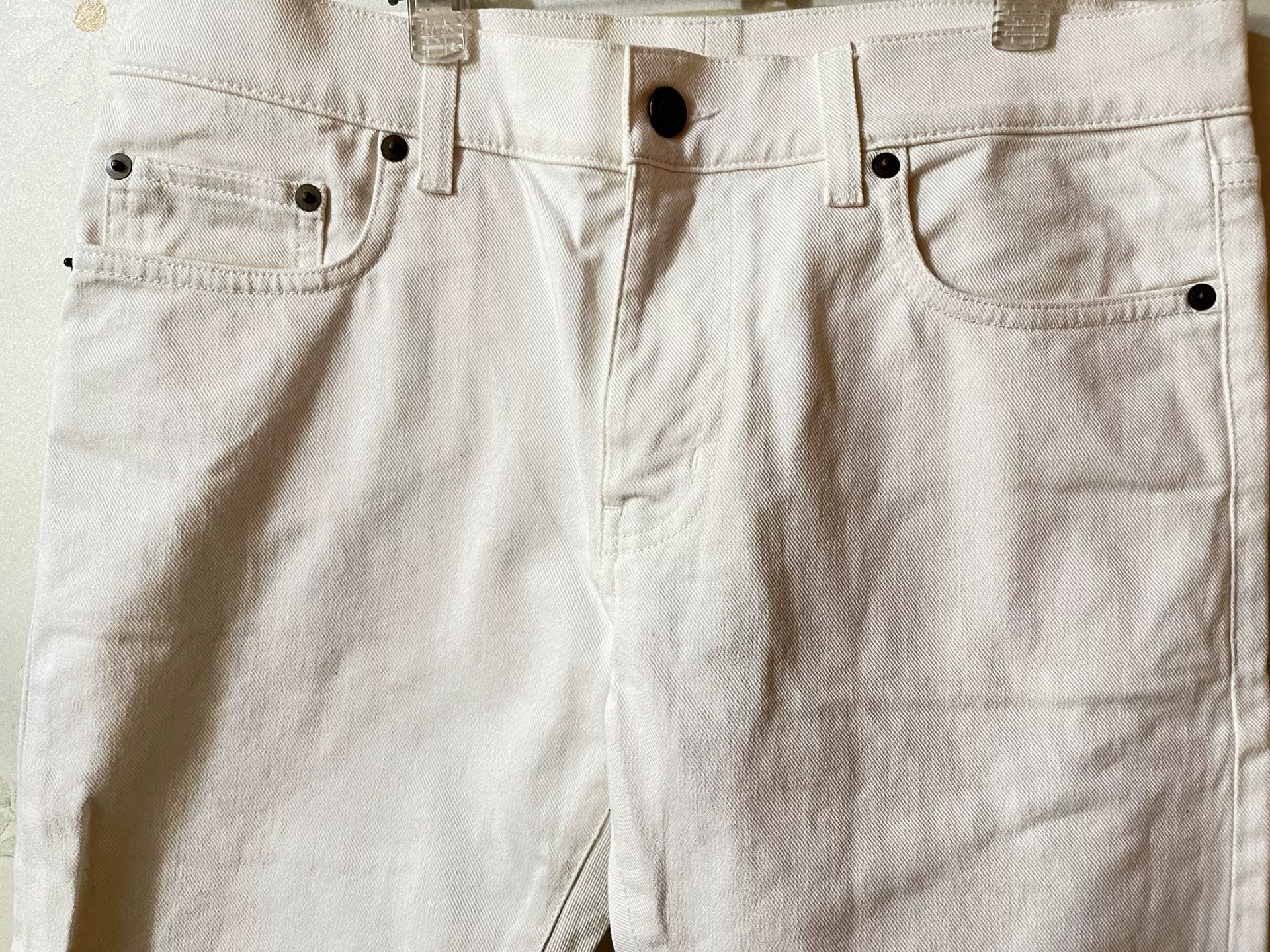 Saint Laurent Paris Saint Laurent White Jeans Size US 32 / EU 48 - 8 Thumbnail