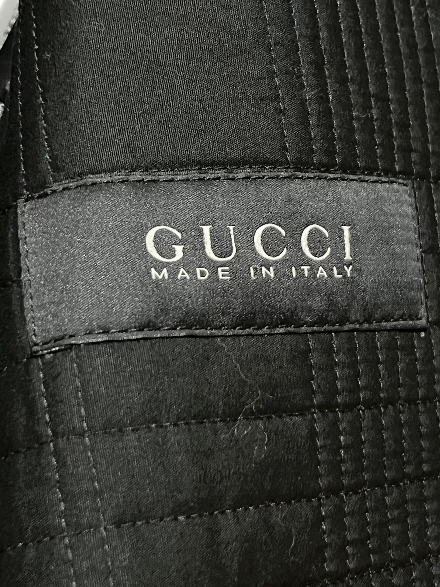 Gucci Gucci Men's Black Leather Jacket Size US M / EU 48-50 / 2 - 5 Thumbnail