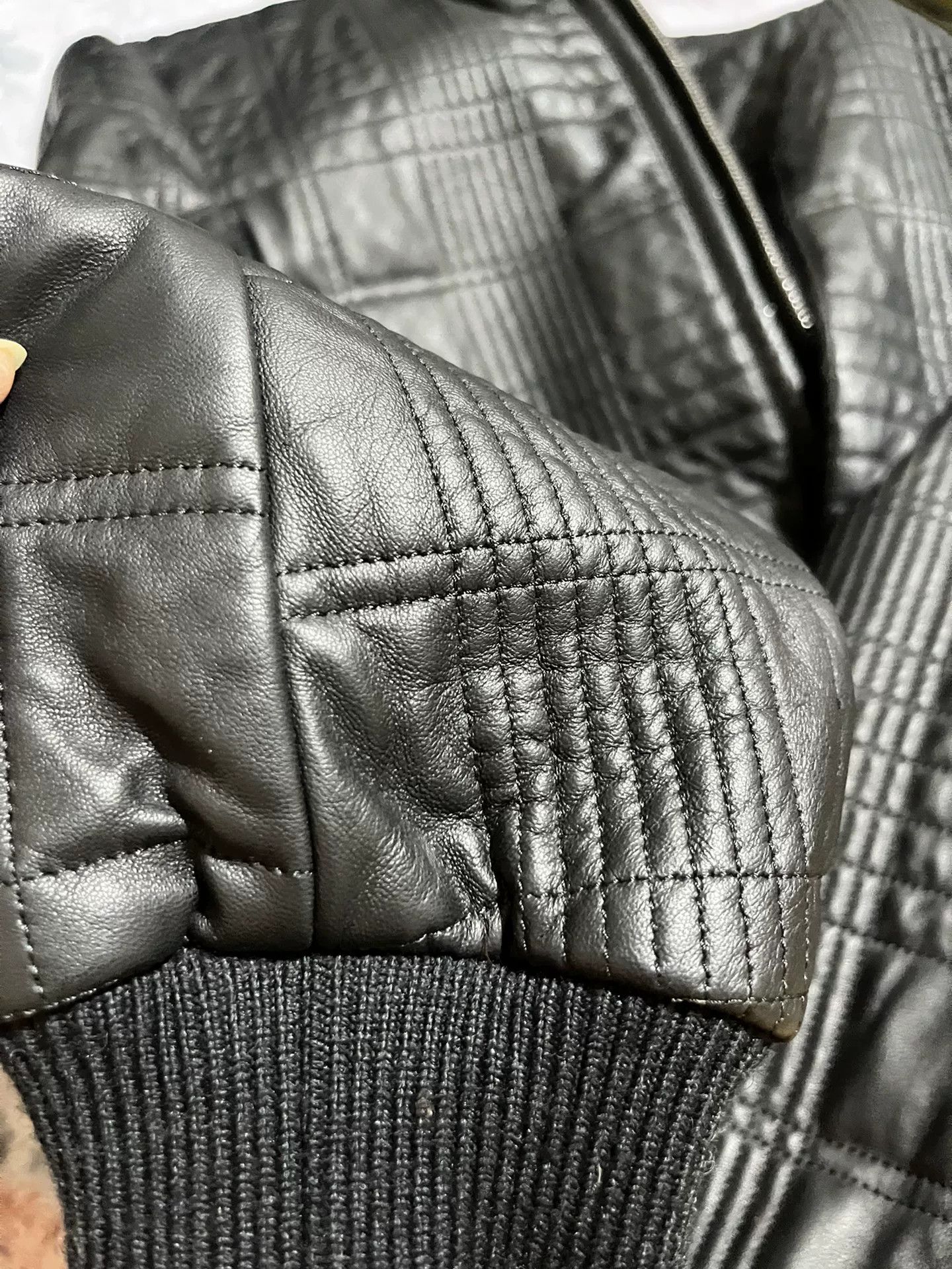 Gucci Gucci Men's Black Leather Jacket Size US M / EU 48-50 / 2 - 9 Thumbnail