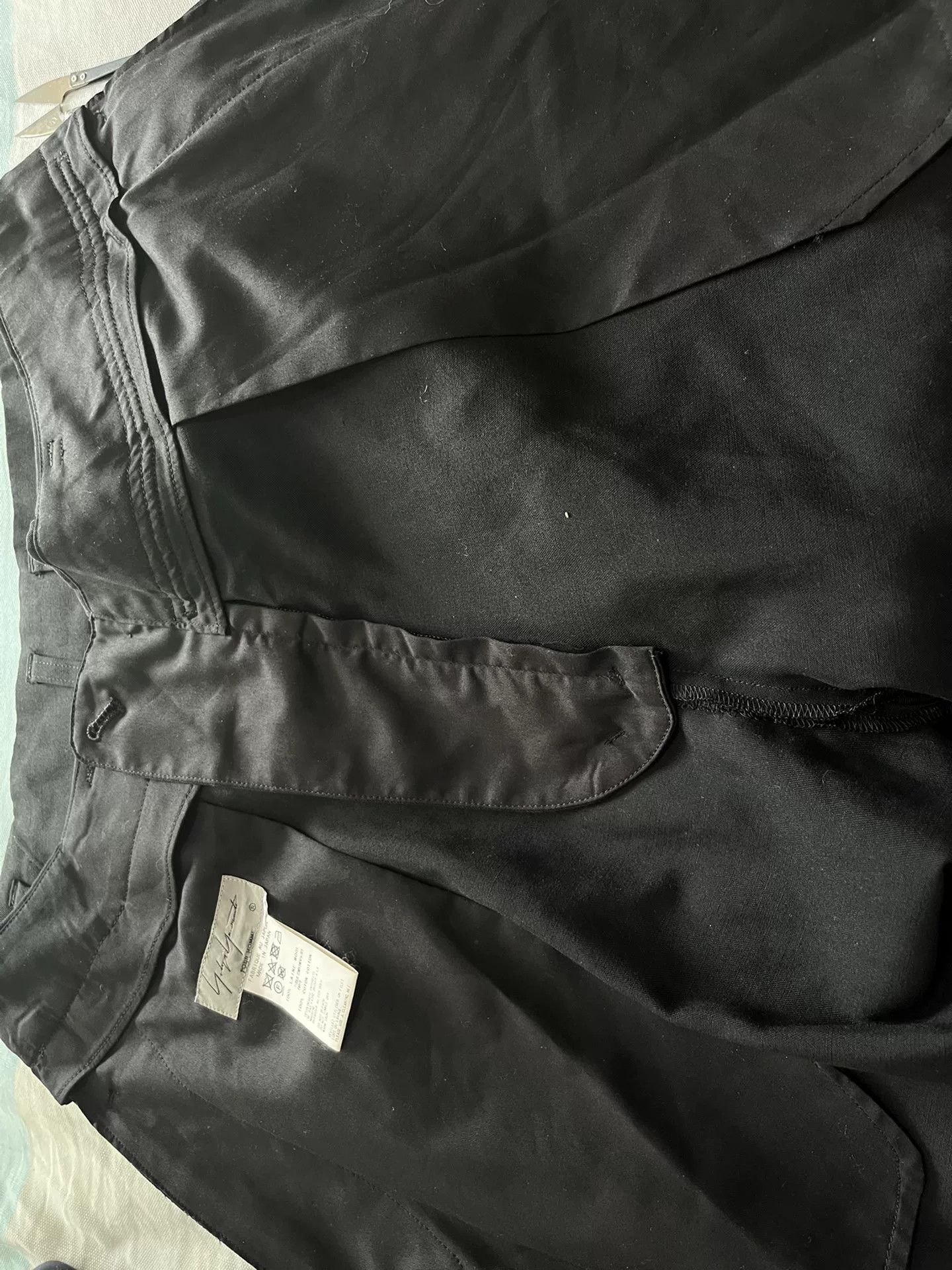 Yohji Yamamoto Yohji Yamamoto Black Wool Culottes Size 24" / US 00 / IT 34 - 7 Thumbnail