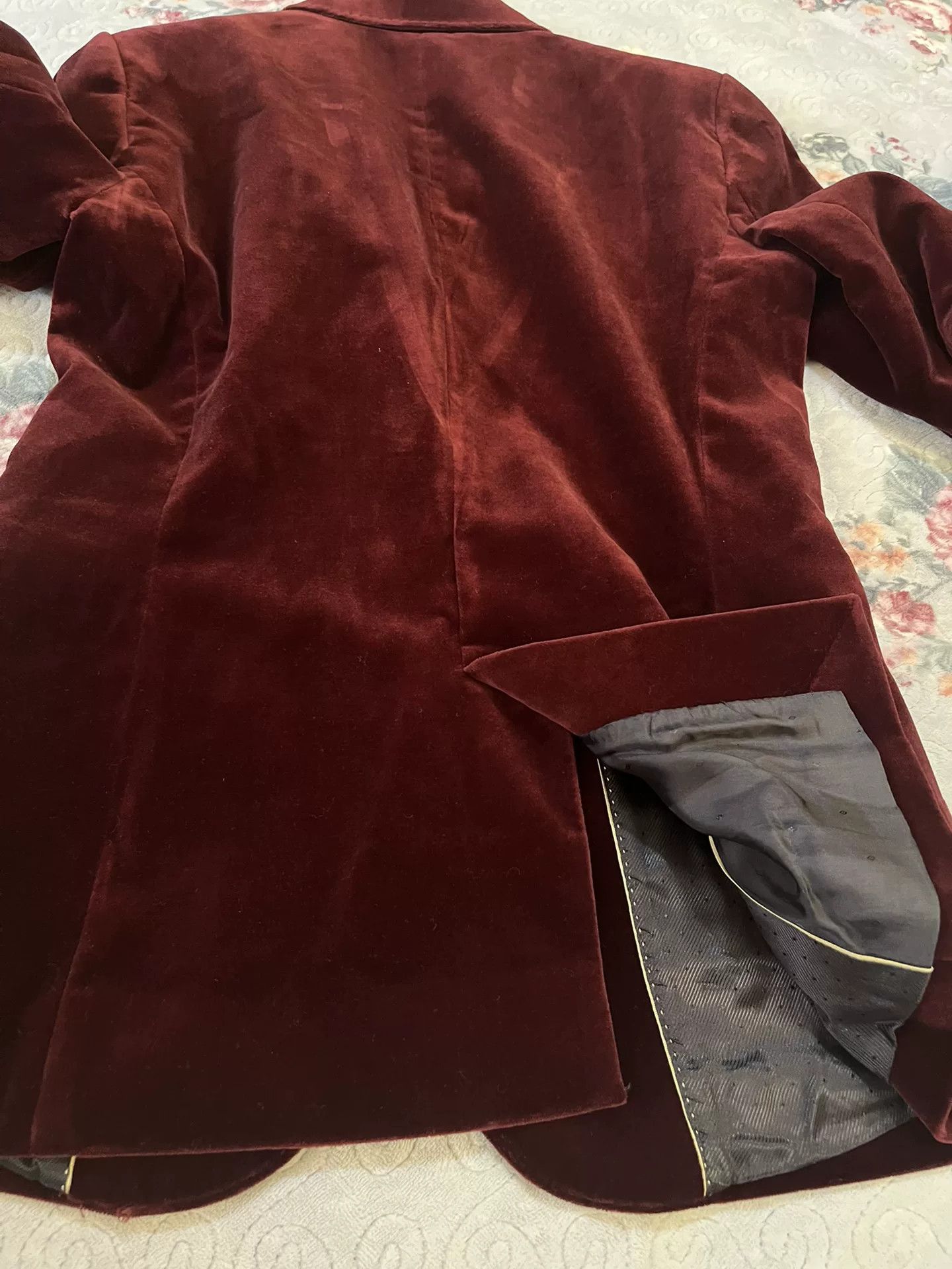 Massimo Dutti Massimo Dutti Men's Velour Suit Size US M / EU 48-50 / 2 - 2 Thumbnail