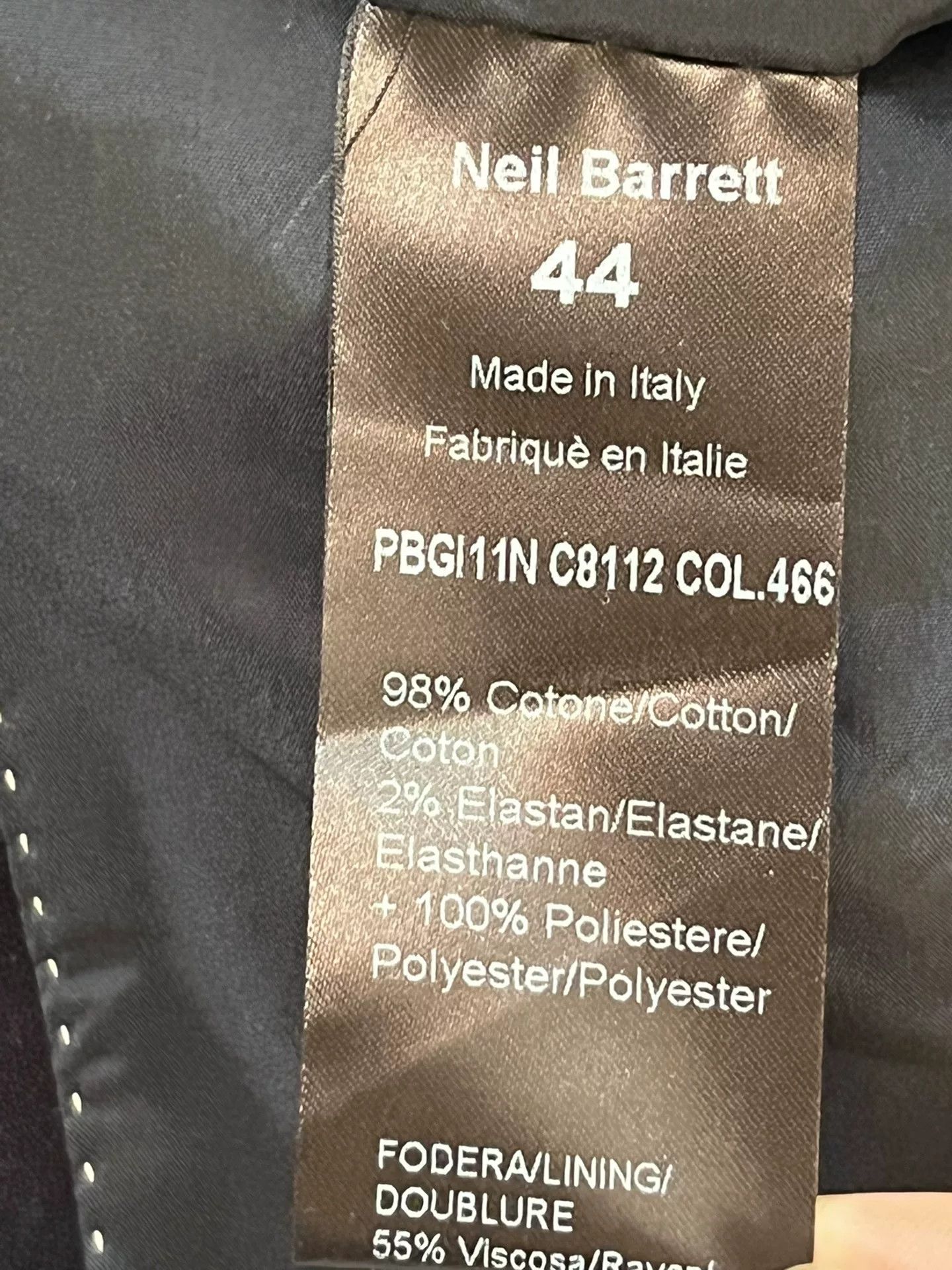 Neil Barrett Neil Barrett Men's Velvet Suit Size US M / EU 48-50 / 2 - 5 Thumbnail