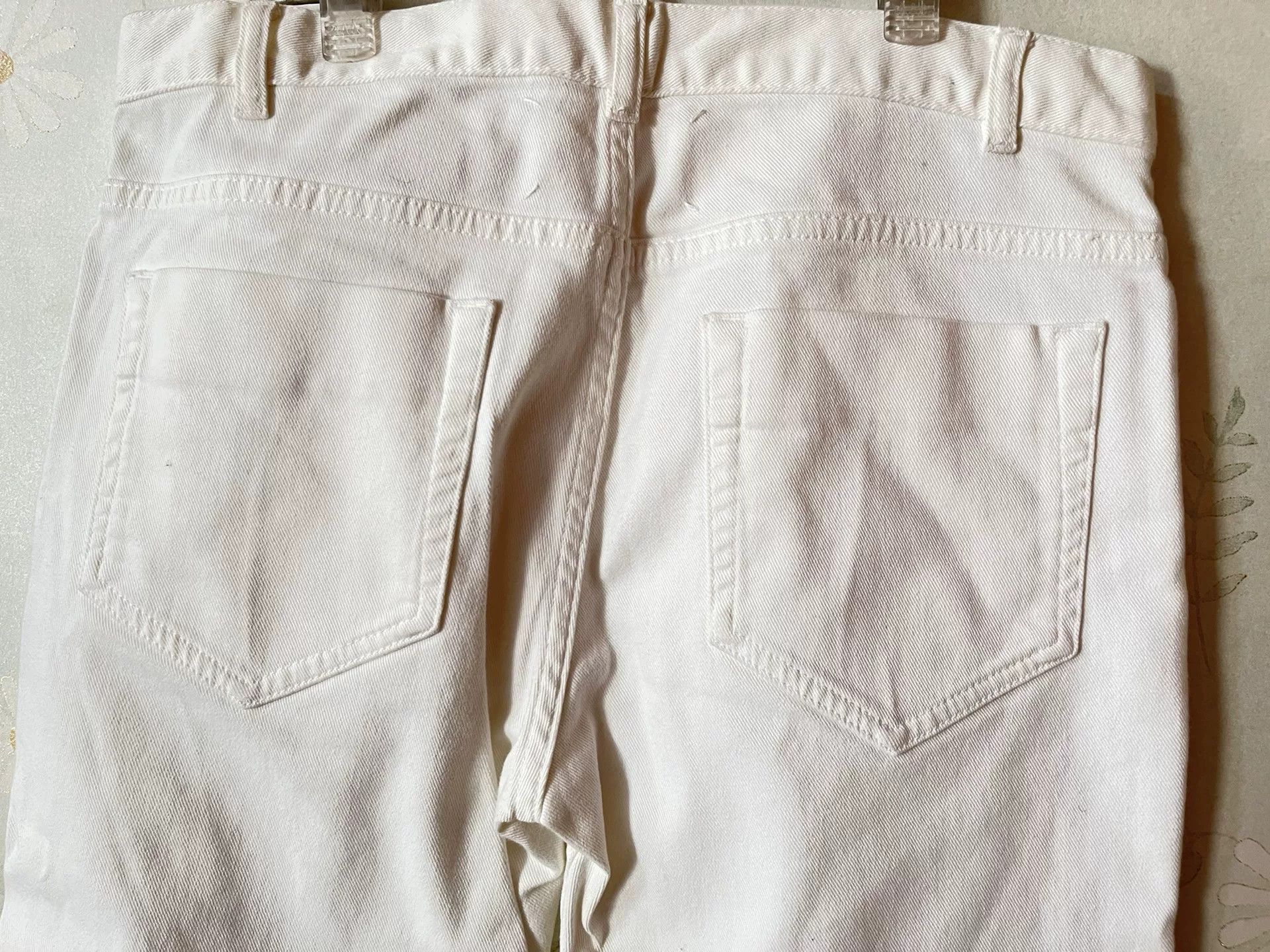 Maison Margiela Maison Margiela White Jeans Size US 34 / EU 50 - 4 Thumbnail