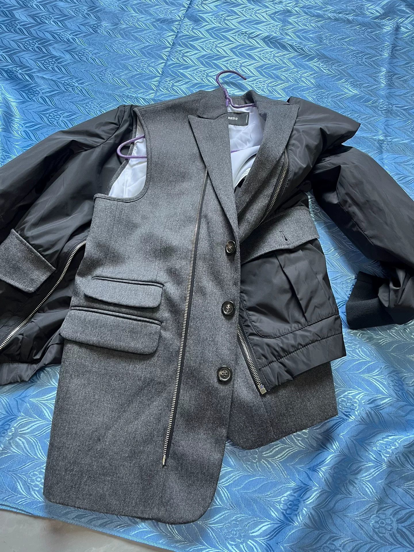 Dsquared2 DSQUARED2 2-in-1 Detachable Jacket Size US M / EU 48-50 / 2 - 4 Thumbnail