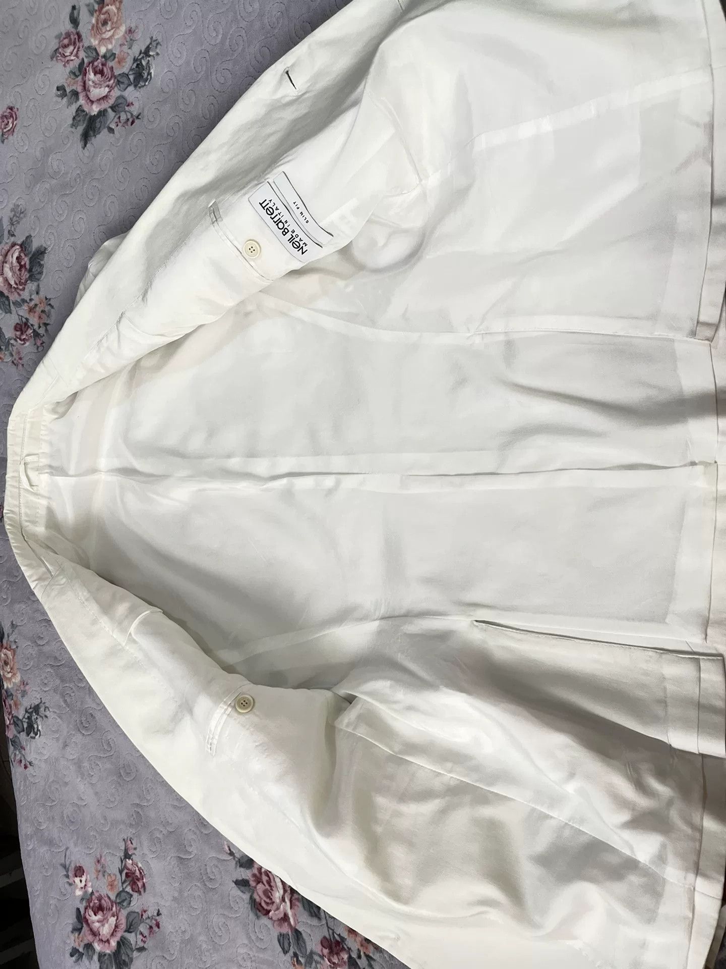 Neil Barrett Neil Barrett White Slim Fit Suit Size US M / EU 48-50 / 2 - 3 Thumbnail