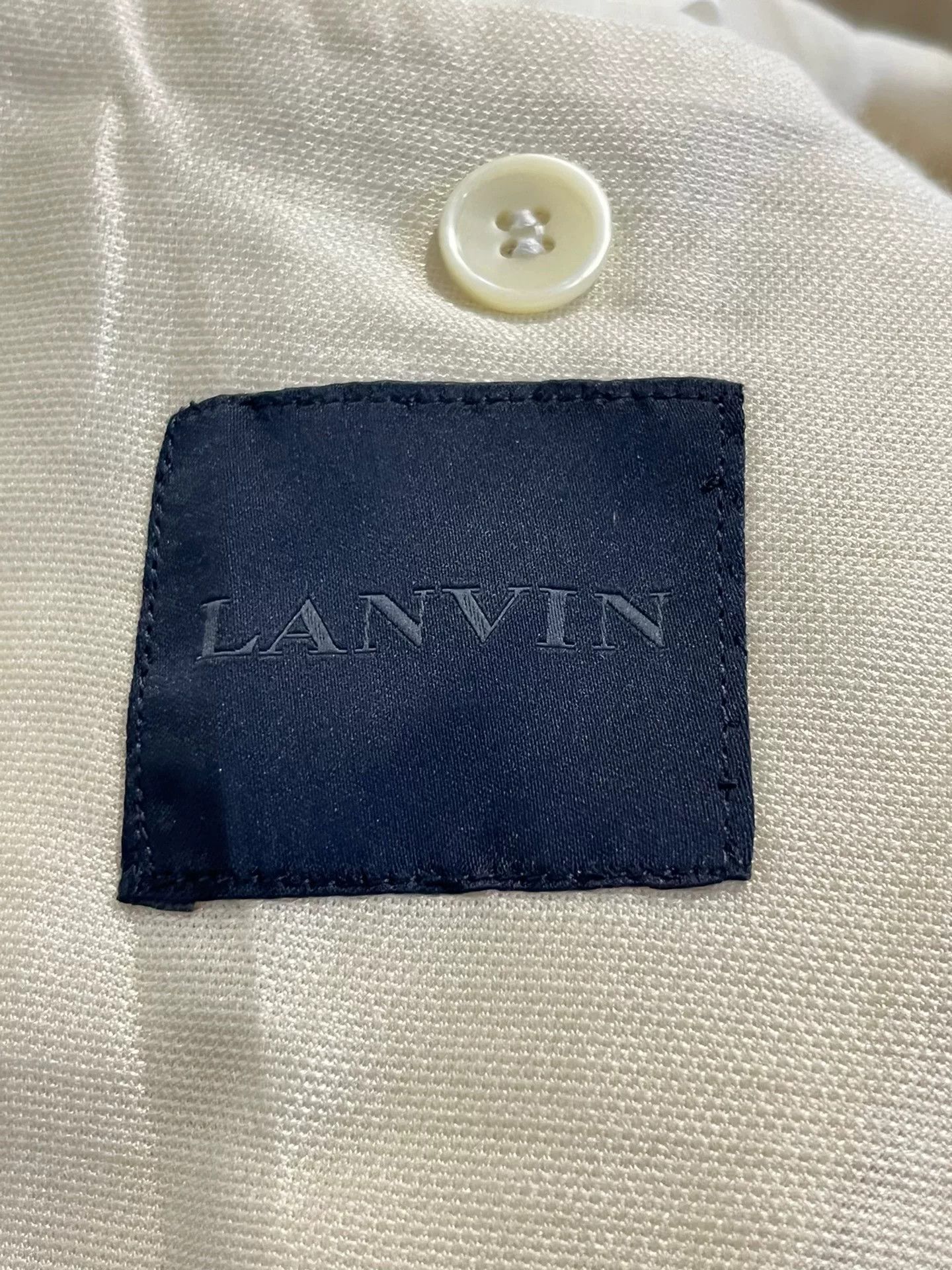 Lanvin Lanvin Men's Silk Suit Size US S / EU 44-46 / 1 - 2 Thumbnail