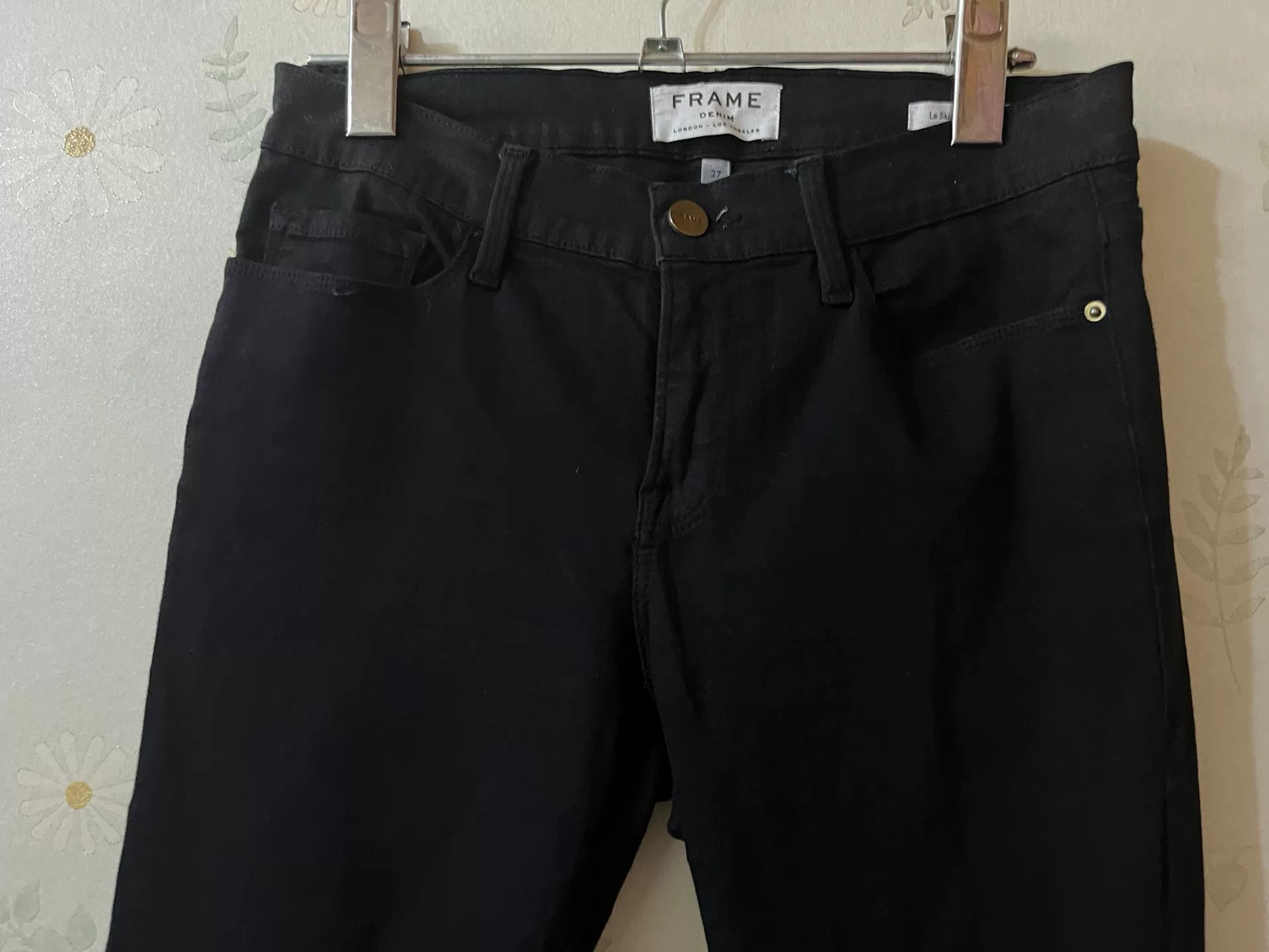 Frame FRAME Black Slim Jeans Size 27 Size 27" / US 4 / IT 40 - 2 Thumbnail