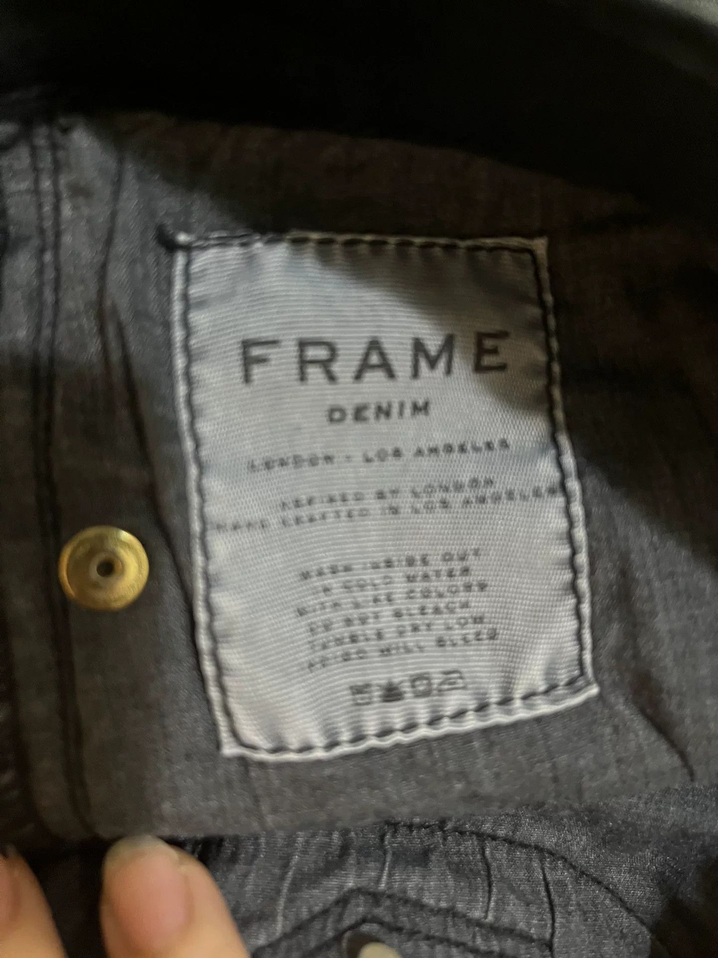 Frame FRAME Black Slim Jeans Size 27 Size 27" / US 4 / IT 40 - 6 Thumbnail