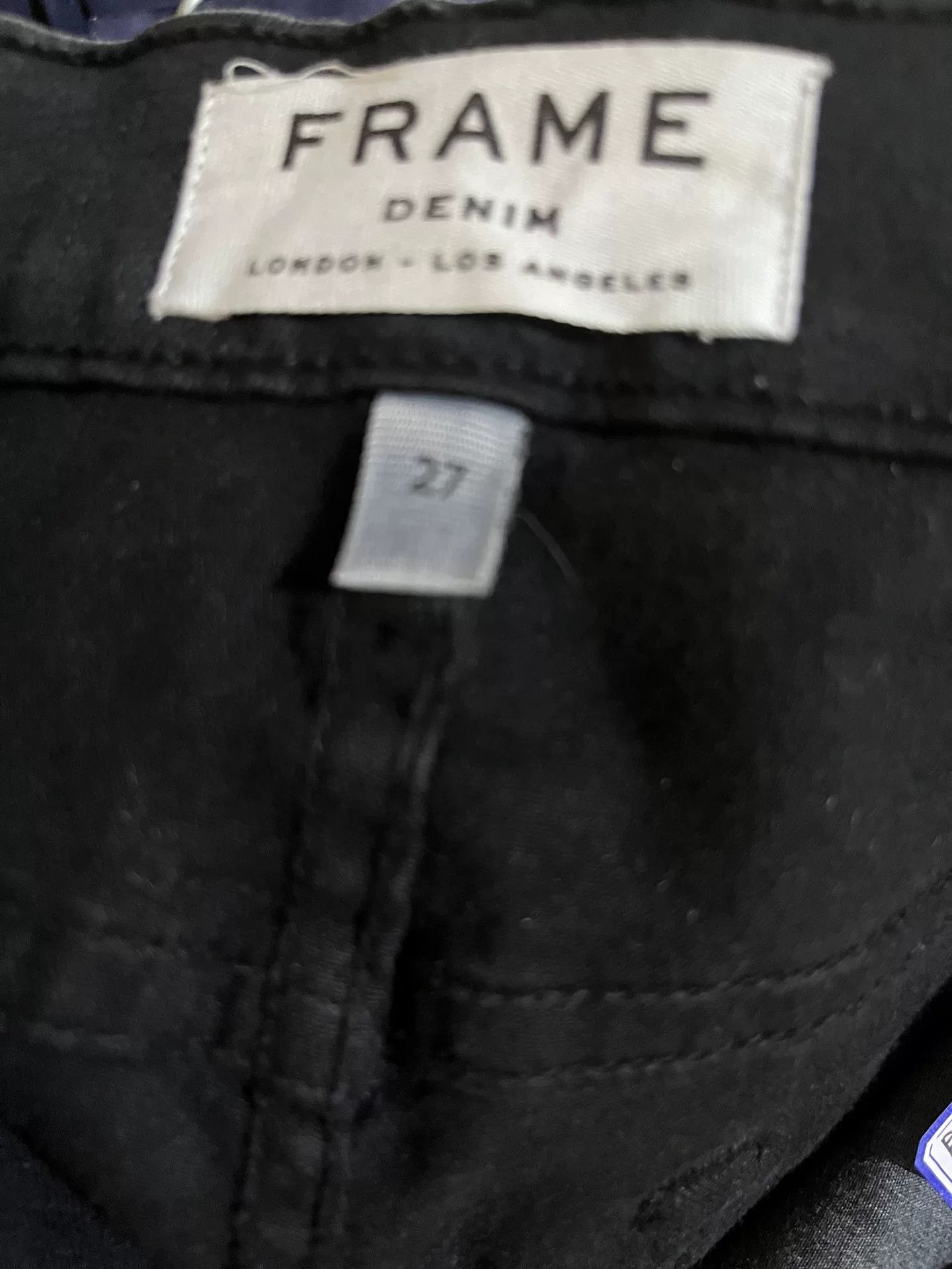 Frame FRAME Black Slim Jeans Size 27 Size 27" / US 4 / IT 40 - 4 Thumbnail