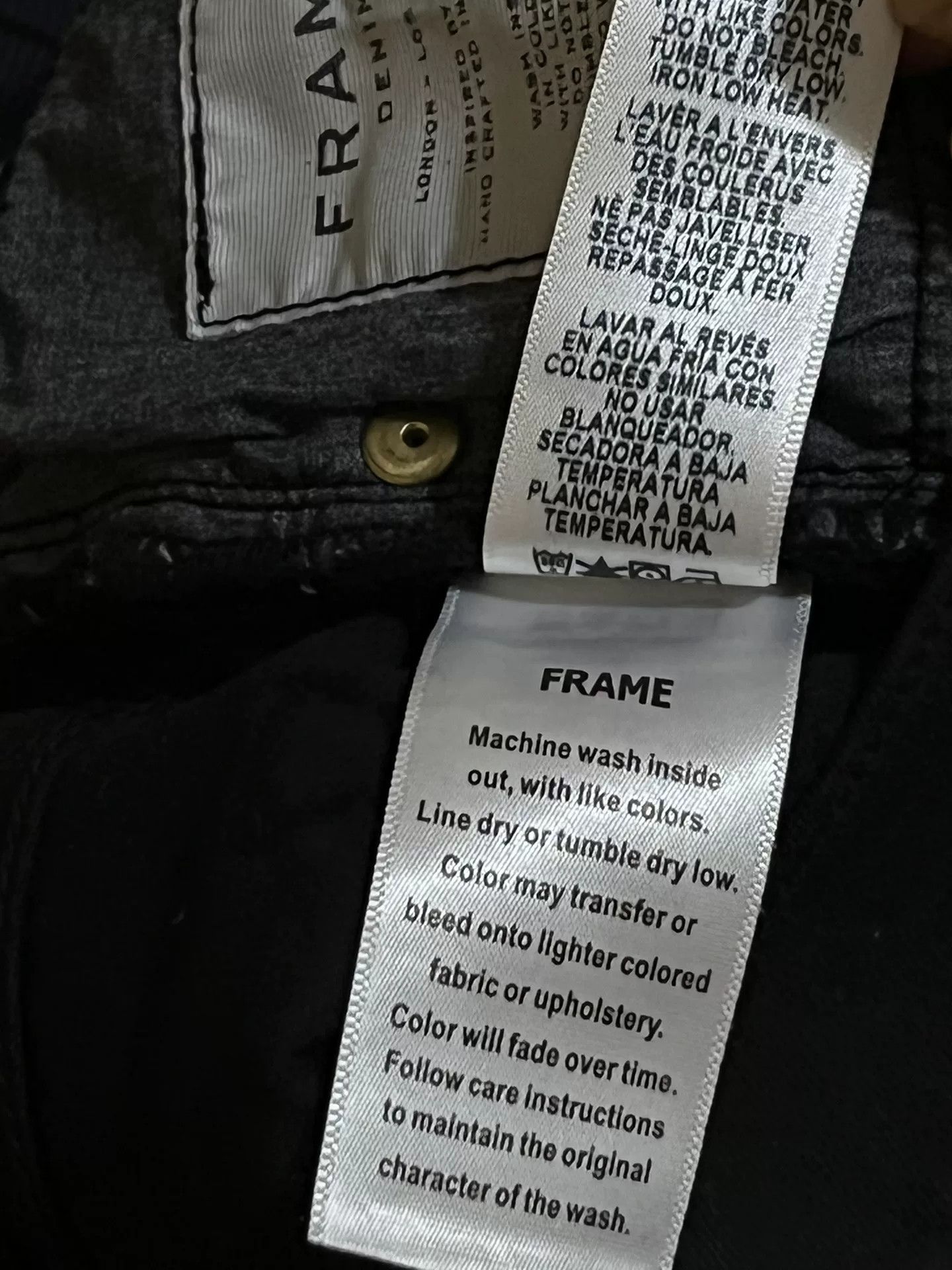 Frame FRAME Black Ripped Slim Jeans Size 28" / US 6 / IT 42 - 7 Thumbnail