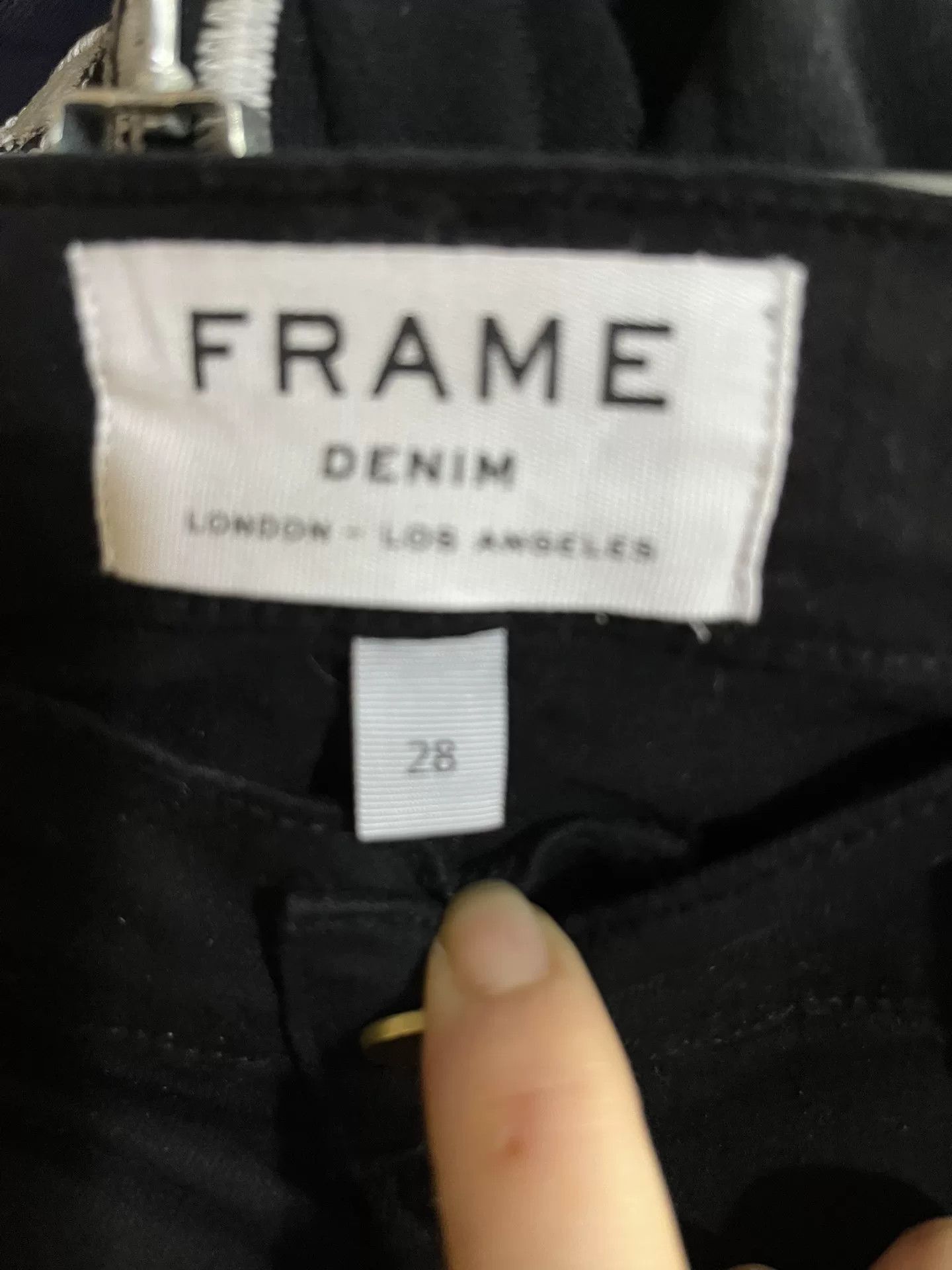 Frame FRAME Black Ripped Slim Jeans Size 28" / US 6 / IT 42 - 4 Thumbnail