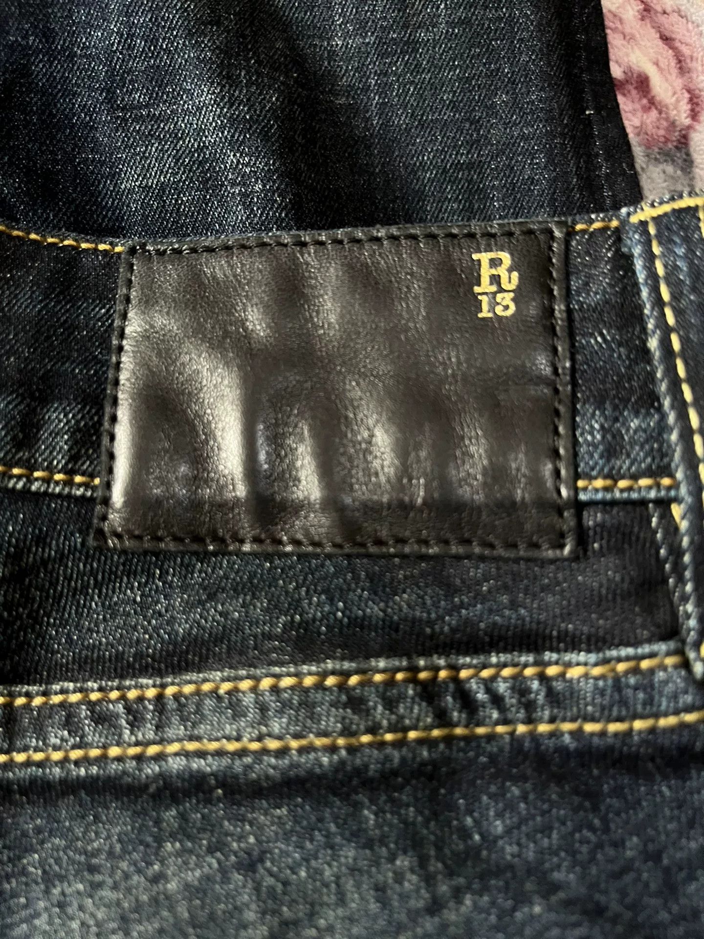 R13 R13 Slim Fit Blue Jeans Size 27" / US 4 / IT 40 - 4 Thumbnail