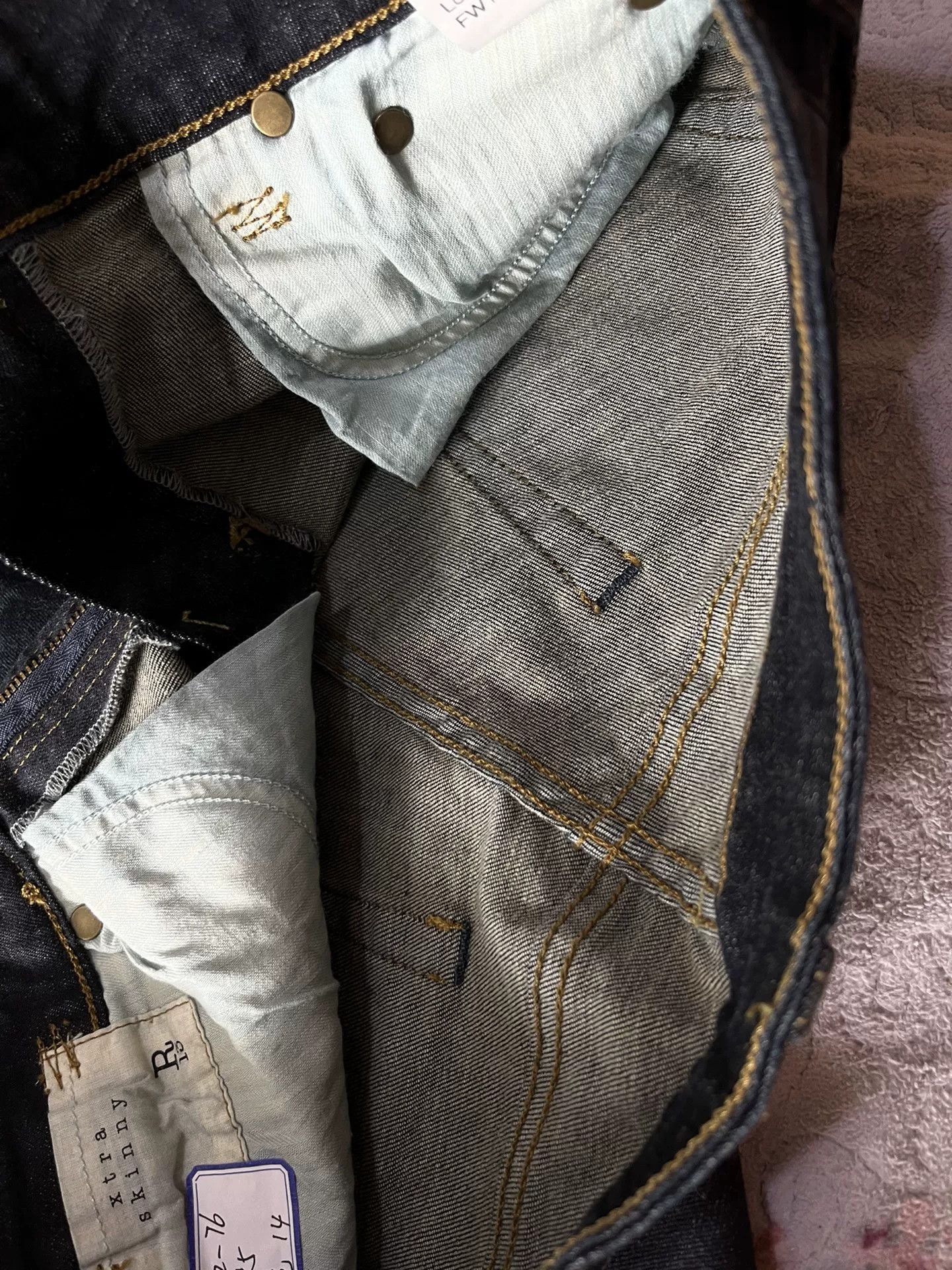 R13 R13 Slim Fit Blue Jeans Size 27" / US 4 / IT 40 - 9 Thumbnail