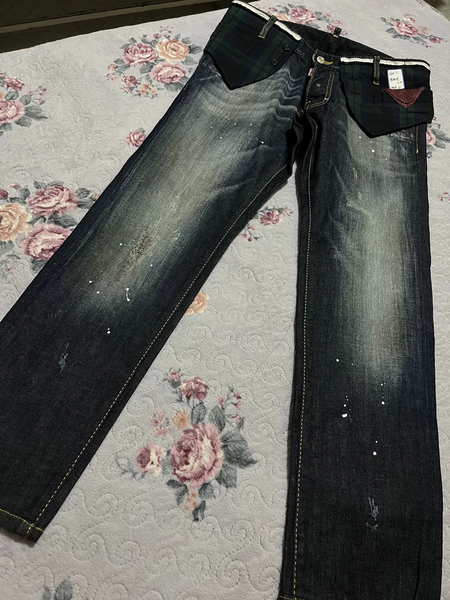 Dsquared2 Dsquared Men's Distressed Jeans Size US 28 / EU 44 - 2 Thumbnail