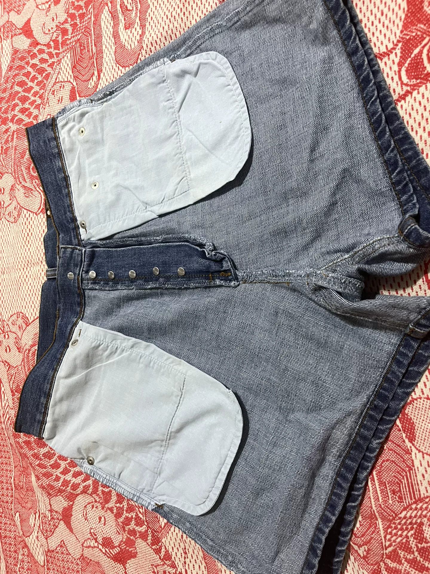 Dries Van Noten Dries Van Noten Denim Shorts Size 28" / US 6 / IT 42 - 6 Thumbnail