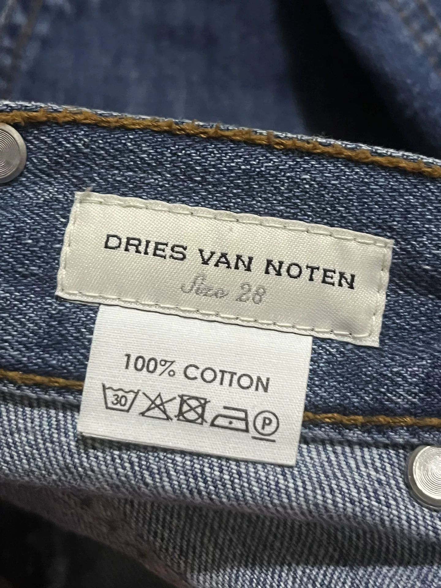 Dries Van Noten Dries Van Noten Denim Shorts Size 28" / US 6 / IT 42 - 4 Thumbnail