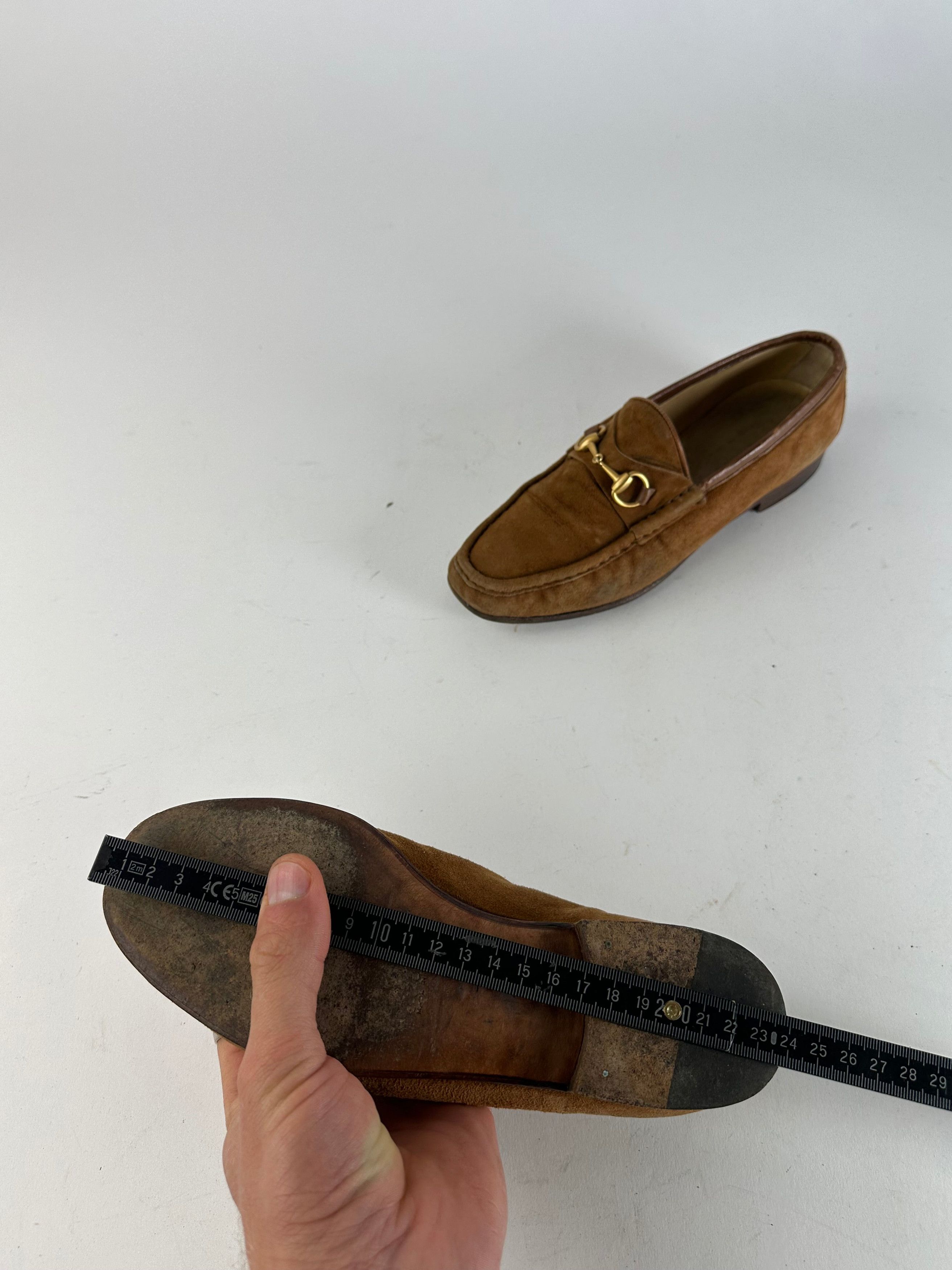 Gucci Vintage Suede Horsebit Loafer Brown Size US 6 / IT 36 - 6 Thumbnail