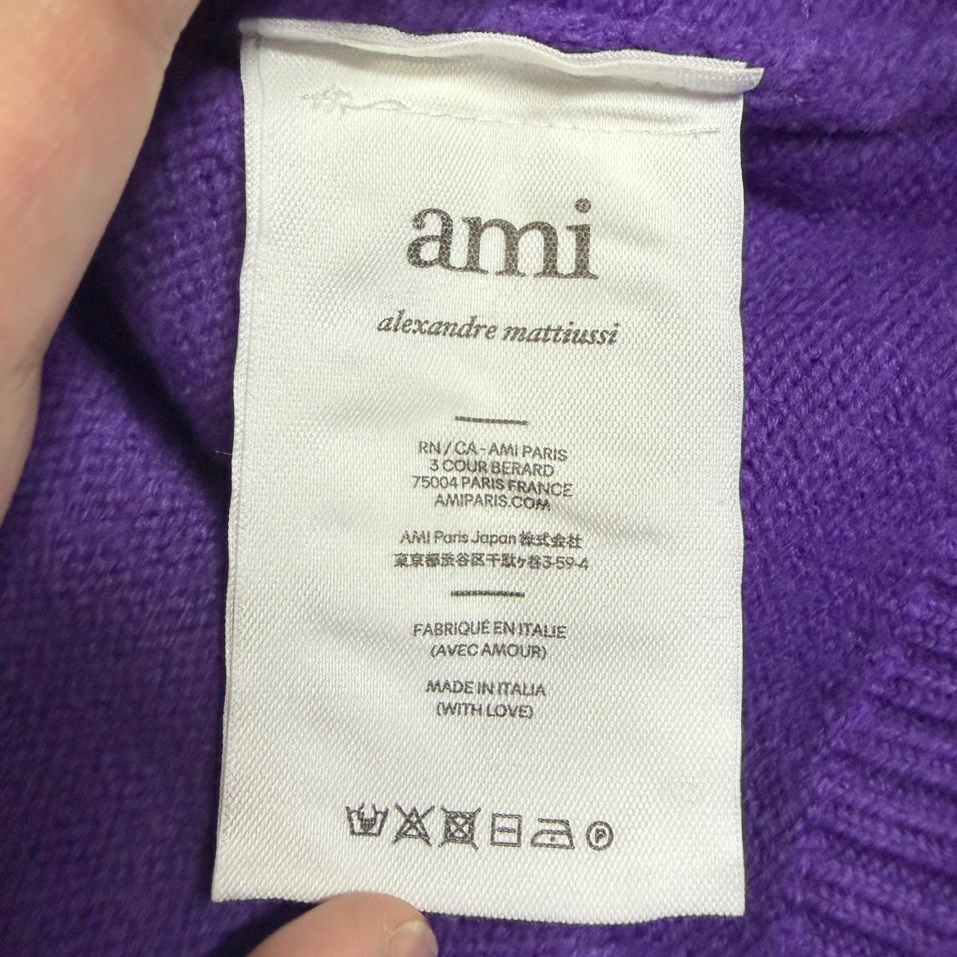 AMI Ami Knit Purple Sweater L Women Size L / US 10 / IT 46 - 5 Thumbnail