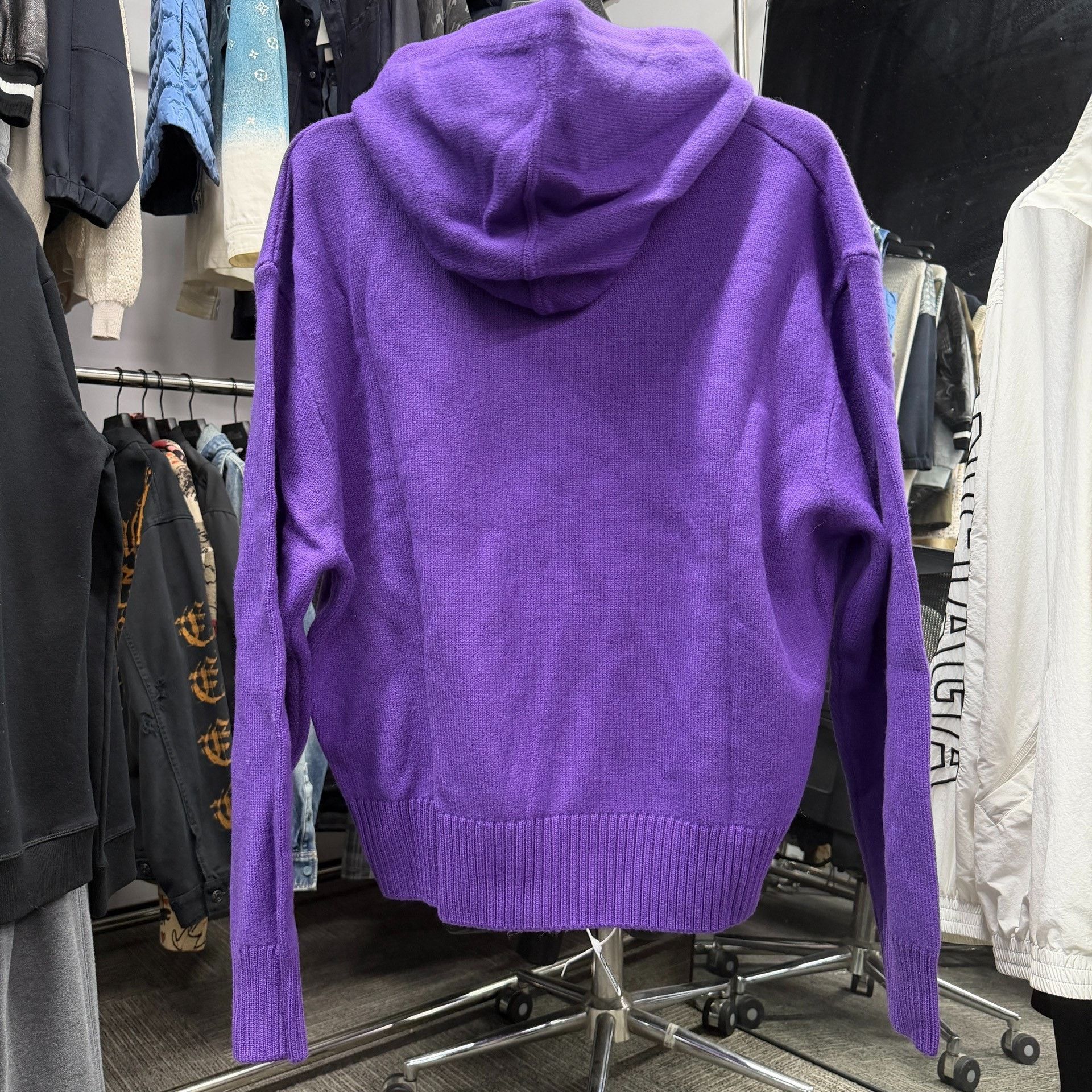 AMI Ami Knit Purple Sweater L Women Size L / US 10 / IT 46 - 6 Thumbnail