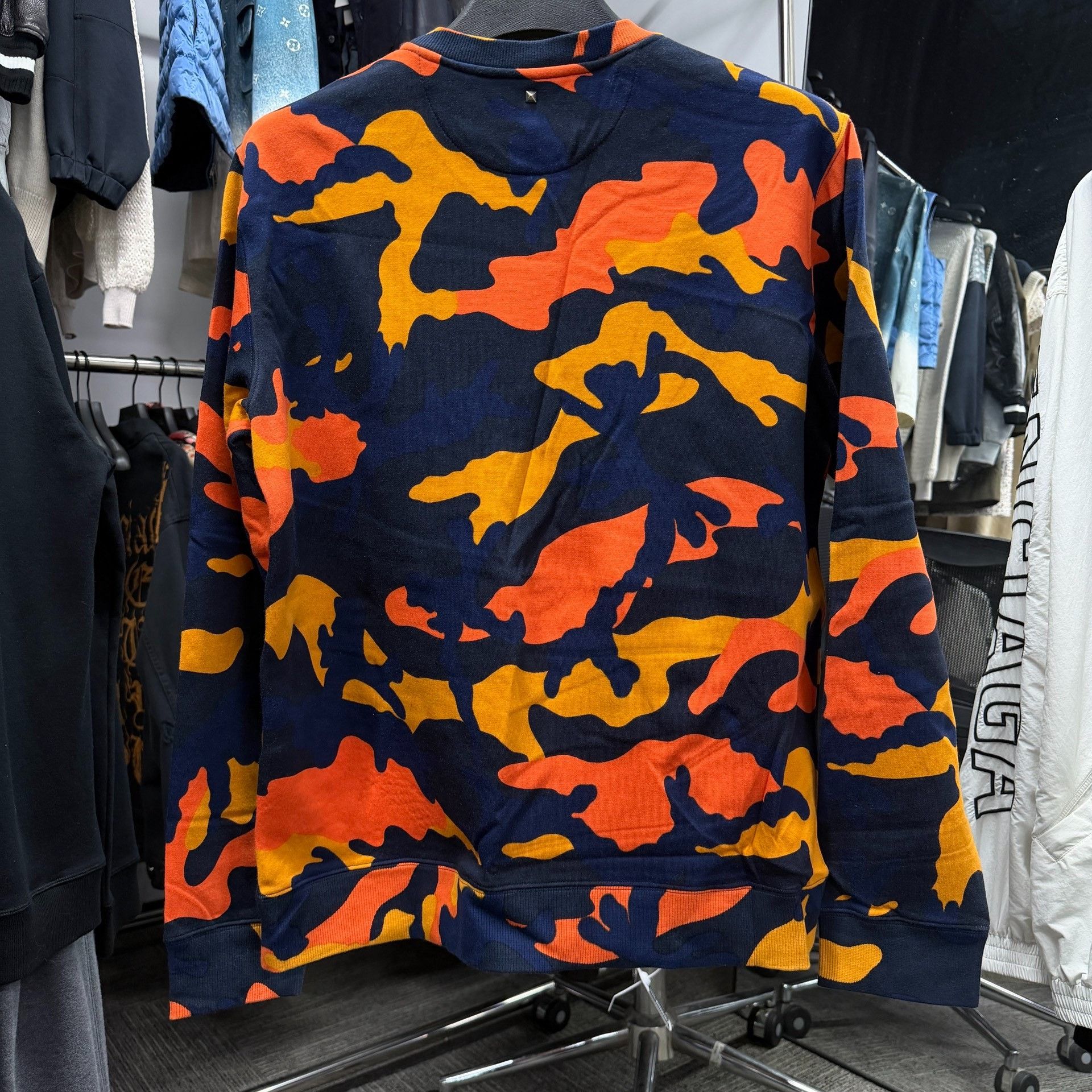 Valentino Valentino Camo Orange Hoodie S Women Size S / US 4 / IT 40 - 6 Thumbnail