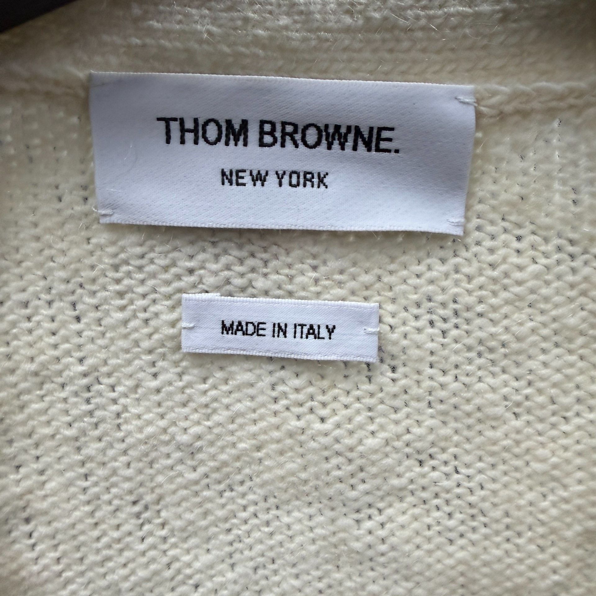 Thom Browne Thom Browne Wool Brown Sweater L Men Size US L / EU 52-54 / 3 - 2 Thumbnail