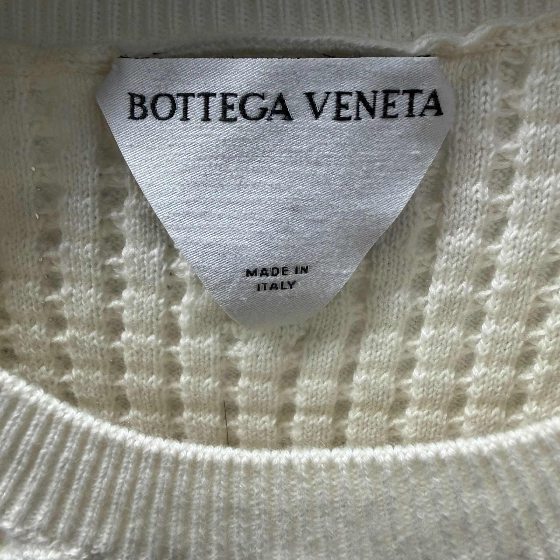 Bottega Veneta Bottega Veneta Knit White Sweater S Women Size S / US 4 / IT 40 - 2 Thumbnail