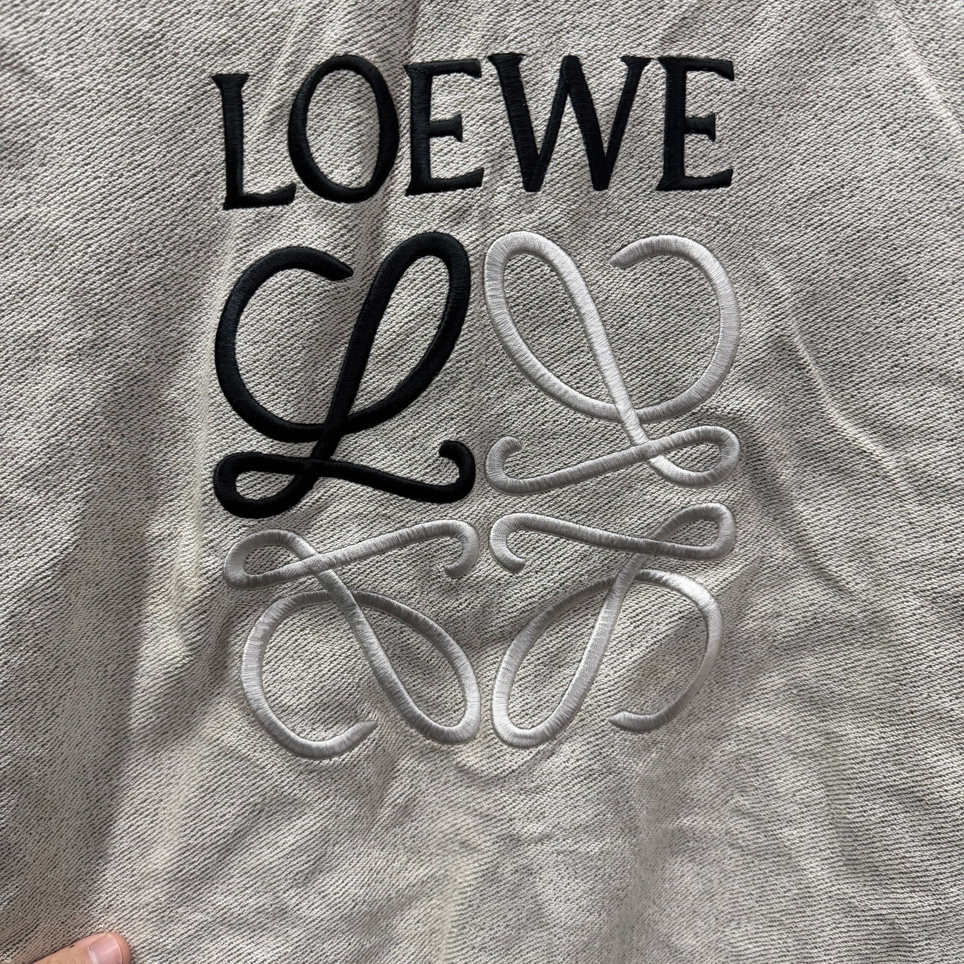 Loewe Loewe Retro Embroidered Hoodie M Women Size M / US 6-8 / IT 42-44 - 2 Thumbnail