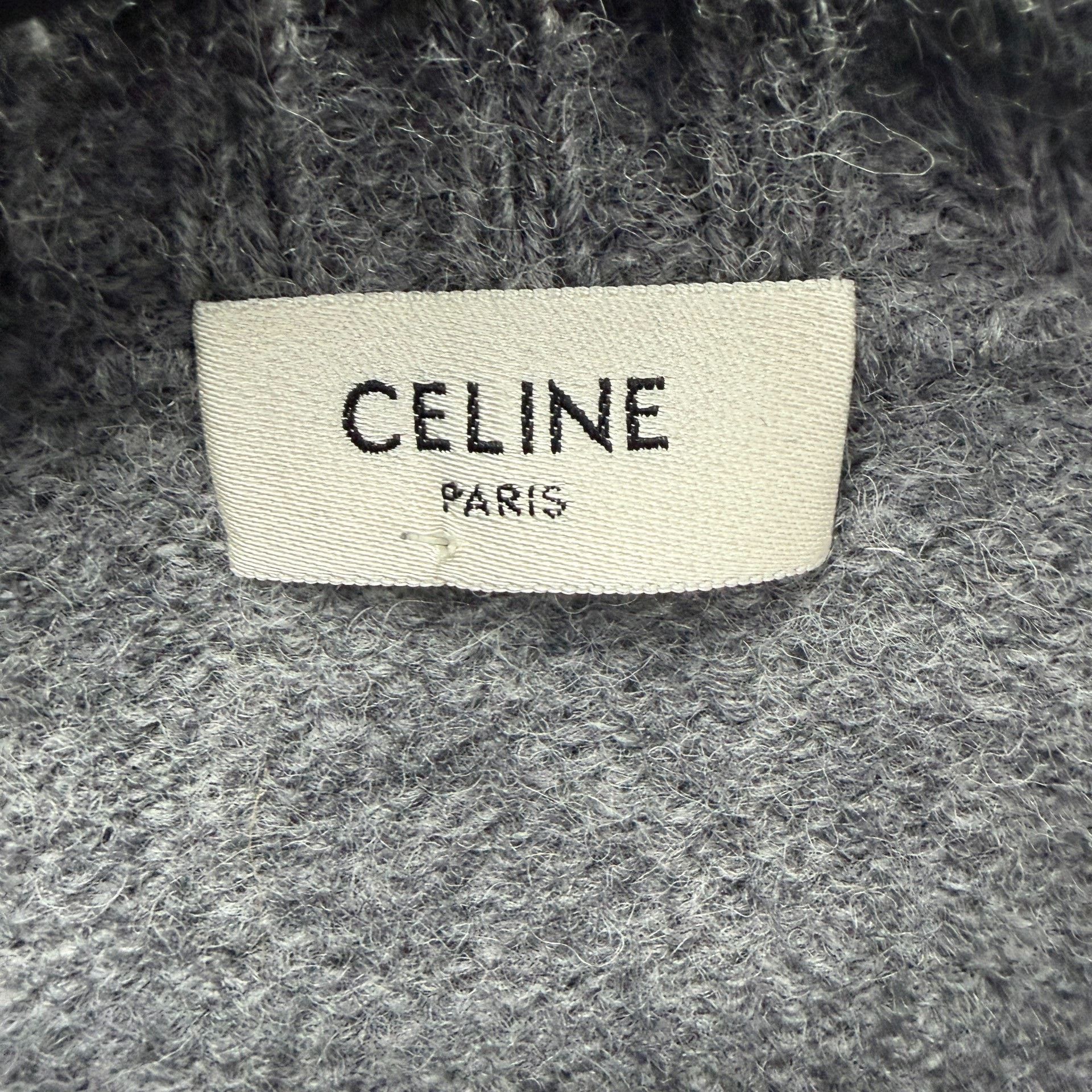 Celine Celine Knit Gray Sweater S Women Size S / US 4 / IT 40 - 3 Thumbnail