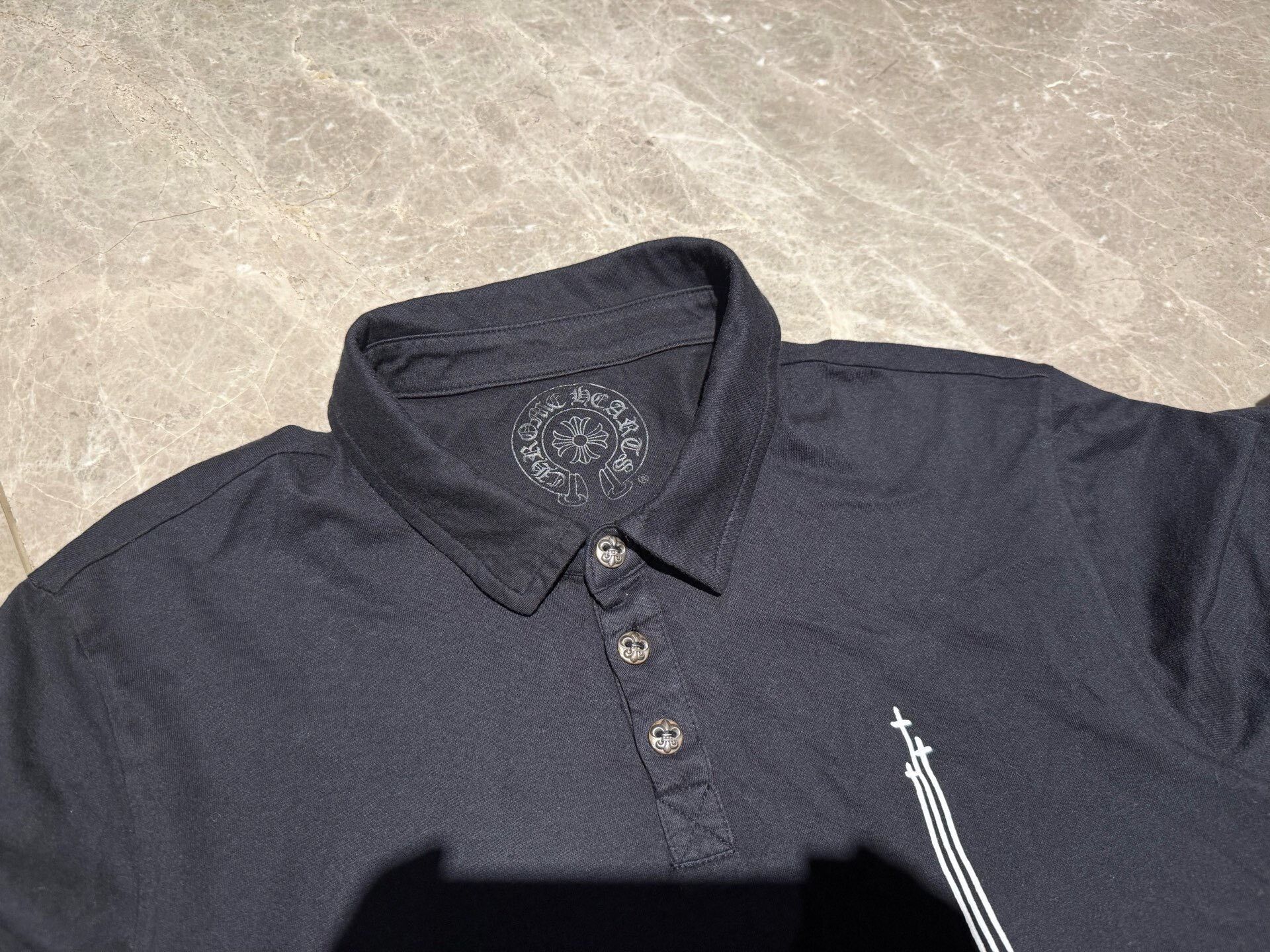 Chrome Hearts Chrome Hearts Printed Black Polo M Men Size US M / EU 48-50 / 2 - 3 Thumbnail