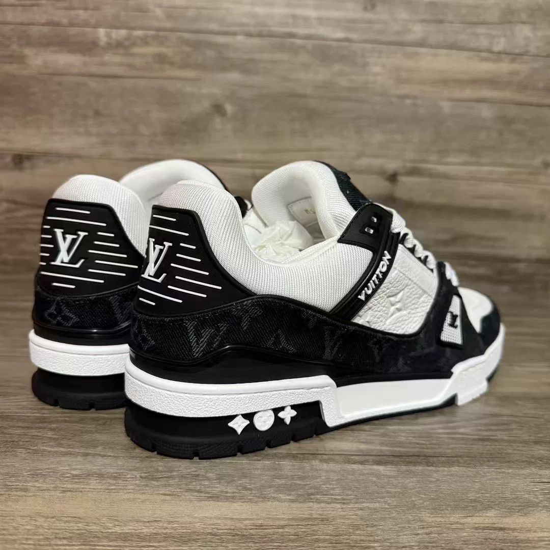Louis Vuitton Louis Vuitton Training Denim Black Lowtop Sneakers 41 Men Size US 8.5 / EU 41-42 - 3 Thumbnail