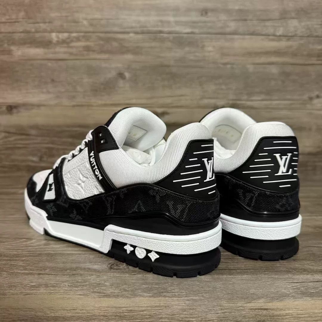 Louis Vuitton Louis Vuitton Training Denim Black Lowtop Sneakers 41 Men Size US 8.5 / EU 41-42 - 4 Thumbnail