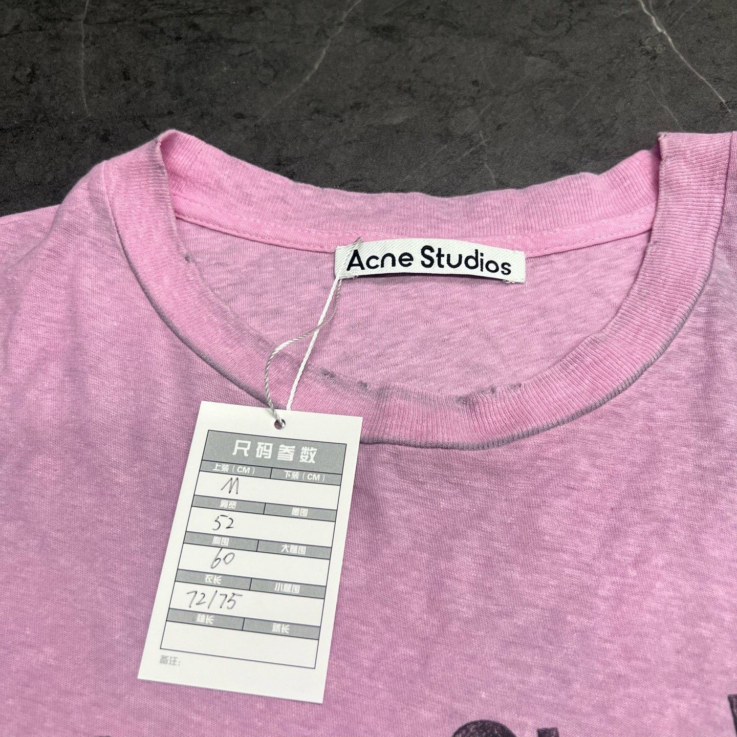 Acne Studios Acne Studios Distressed Pink T-Shirt M Women Size M / US 6-8 / IT 42-44 - 3 Thumbnail